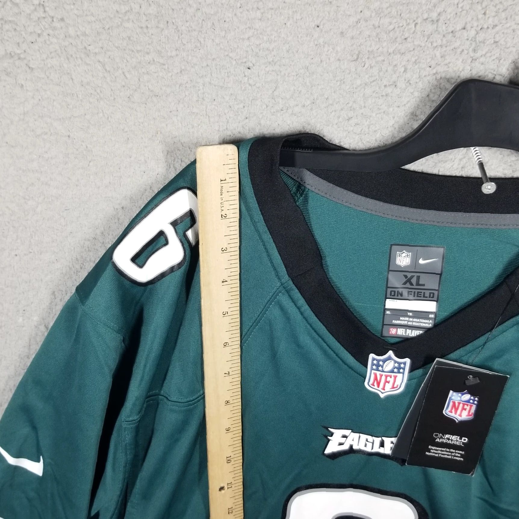 Nike VINTAGE Nike Philadelphia Eagles Super Bowl Jersey Short Sleeve Men's XL Black 90s Sports Fan Gift Size US XL / EU 56 / 4 - 4 Thumbnail