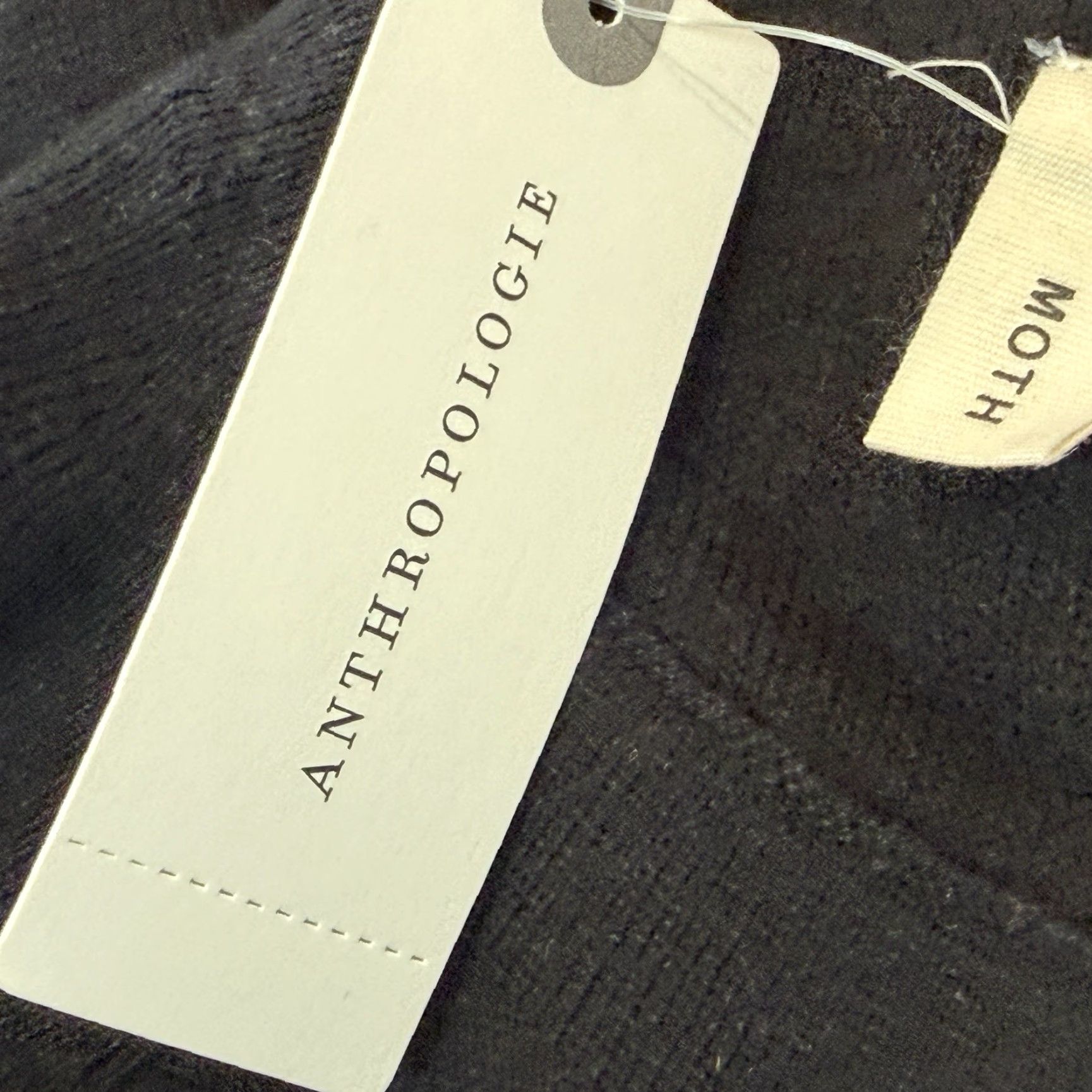 Anthropologie VINTAGE Anthropologie Moth Chester 3/4 Bell Sleeve Sweater Tunic Dress Small Black NEW Size S / US 4 / IT 40 - 7 Thumbnail