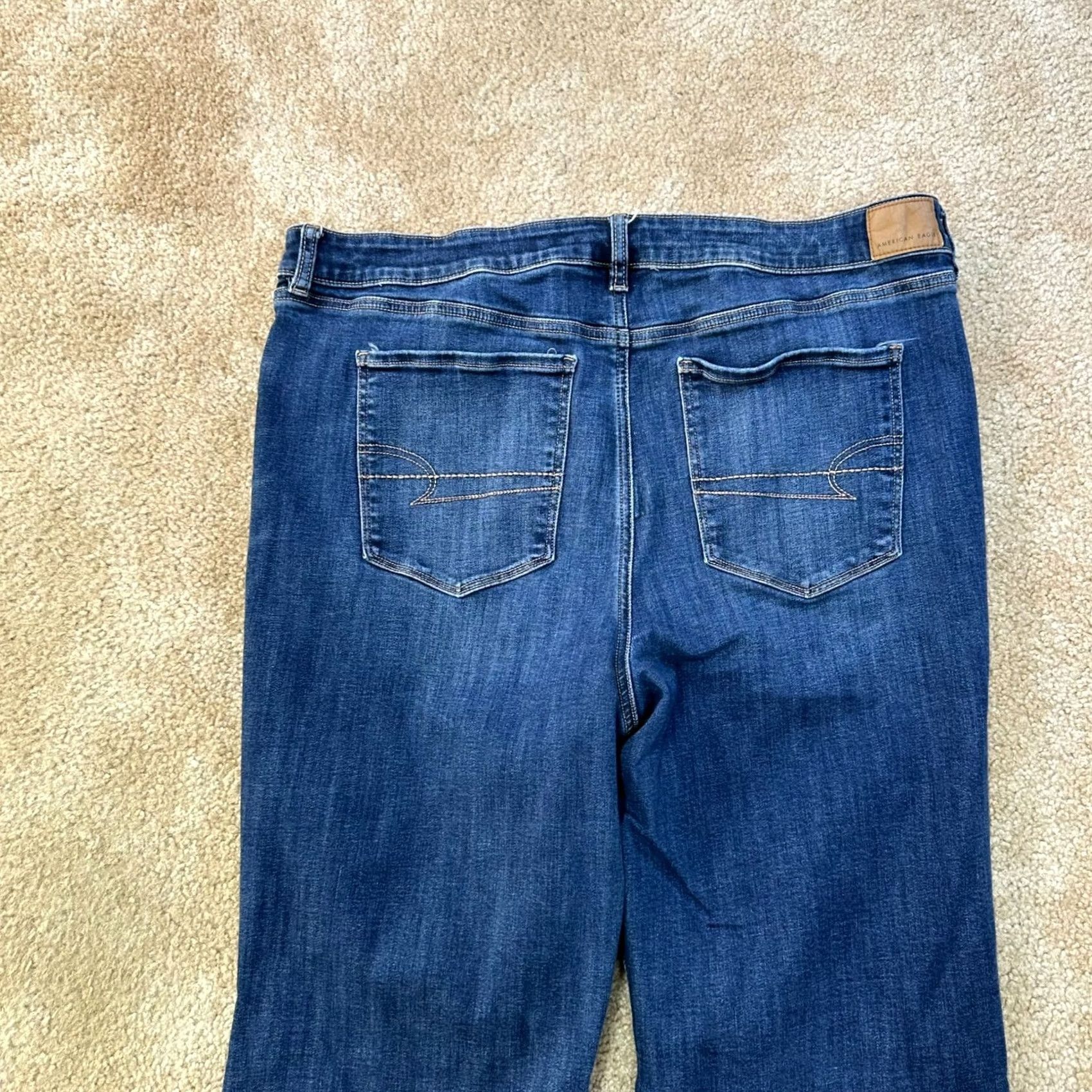 American Eagle Outfitters American Eagle Jeans Women's Festival High Rise Flare 20s Next Level Stretch Size 42" / US 20 - 5 Thumbnail