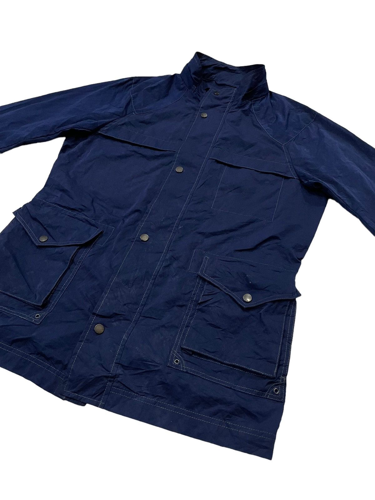 Japanese Brand Vintage Element Simple Life Blend Polyster Button Up Jacket Size US L / EU 52-54 / 3 - 3 Thumbnail