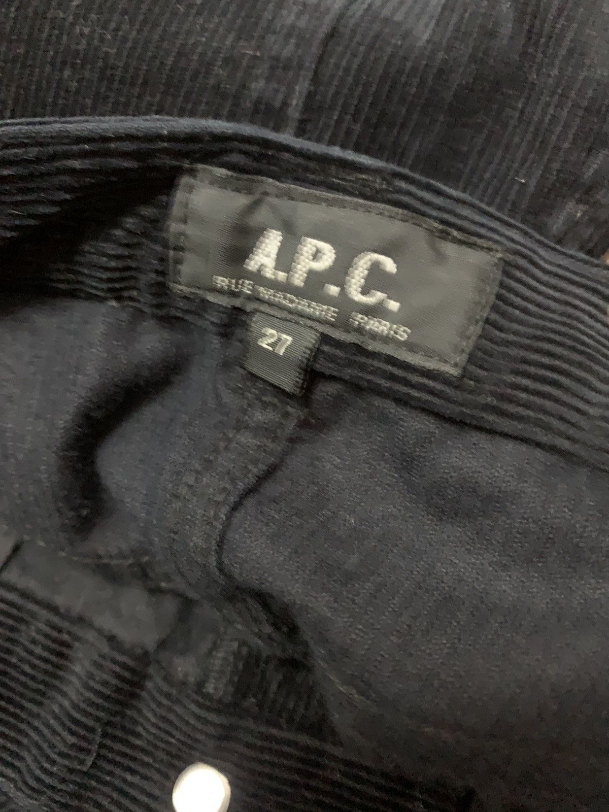 A.P.C. 💥 A.P.C Slim Fit Straight Corduroy Pant Size US 29 - 9 Thumbnail