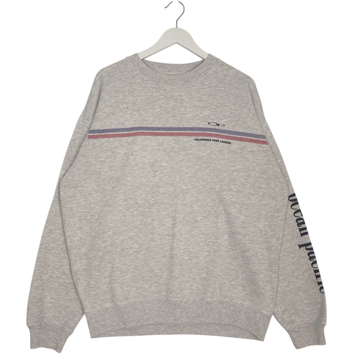 Vintage Vintage Ocean Pacific Sweatshirt Crewneck Grey Size L Size US L / EU 52-54 / 3 - 1 Thumbnail