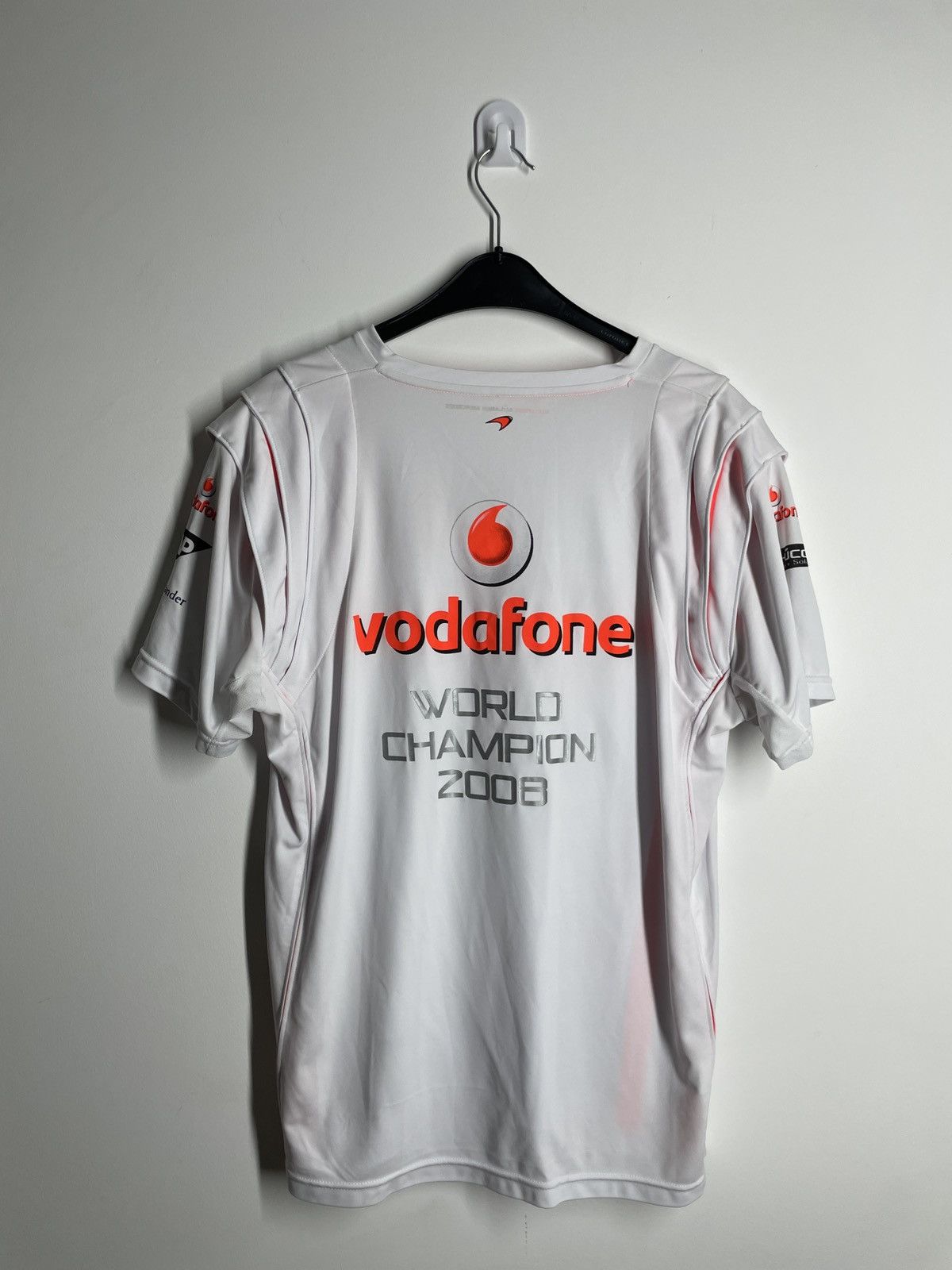 Mercedes-Benz Vintage Lewis Hamilton Mercedes Mclaren 2008 t shirt Size US XL / EU 56 / 4 - 2 Thumbnail