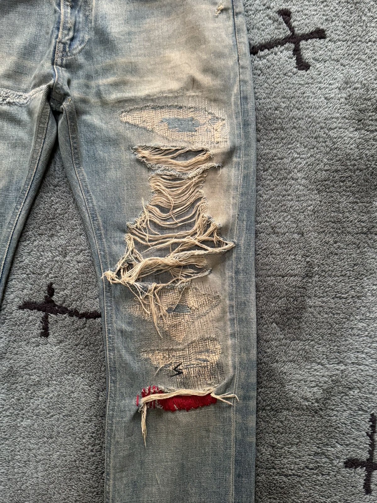 Undercover Undercover aw04 red yarns Size US 32 / EU 48 - 3 Thumbnail