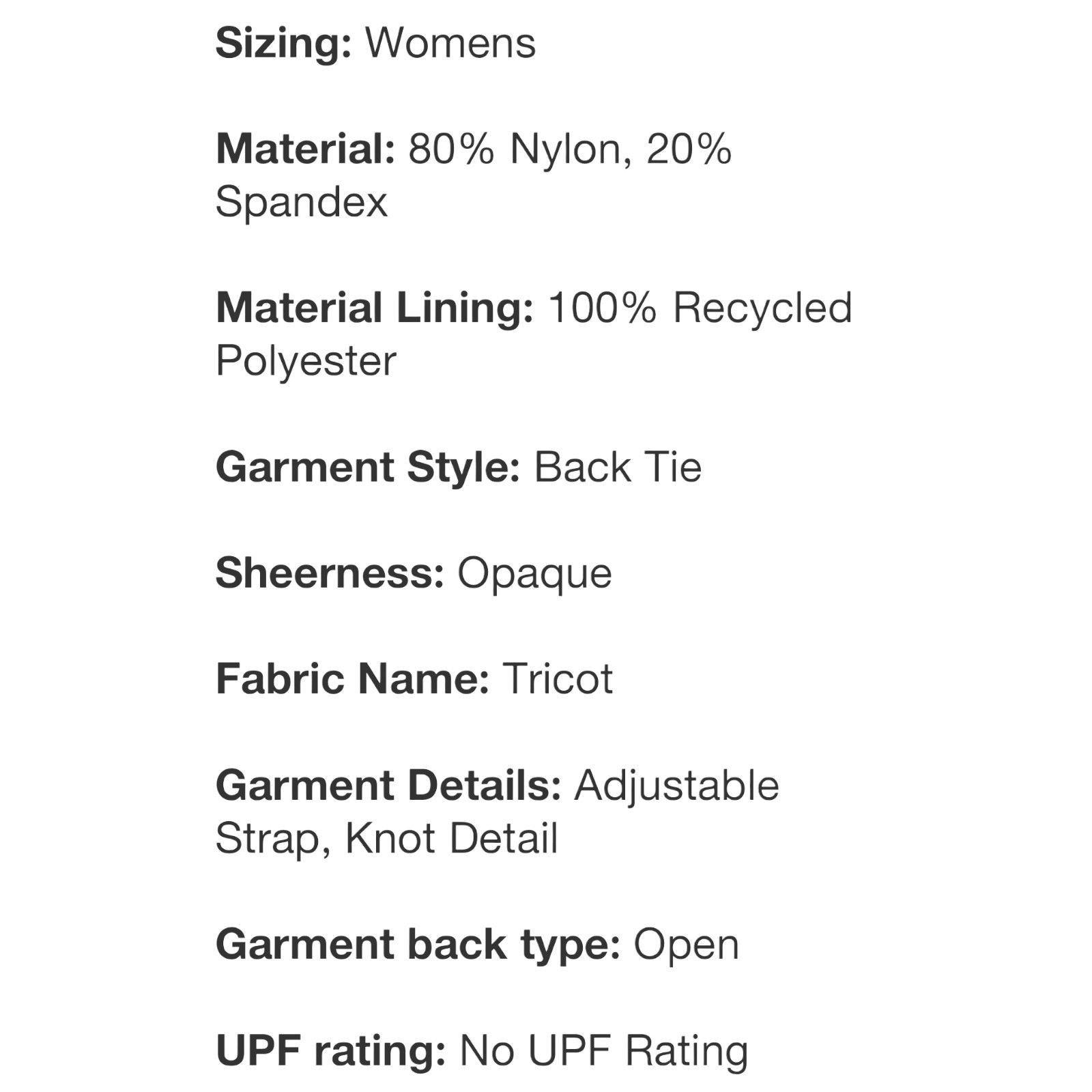 Other Shade & Shore - Women's Knot Detail Continuous Underwire Bik Size ONE SIZE - 5 Thumbnail