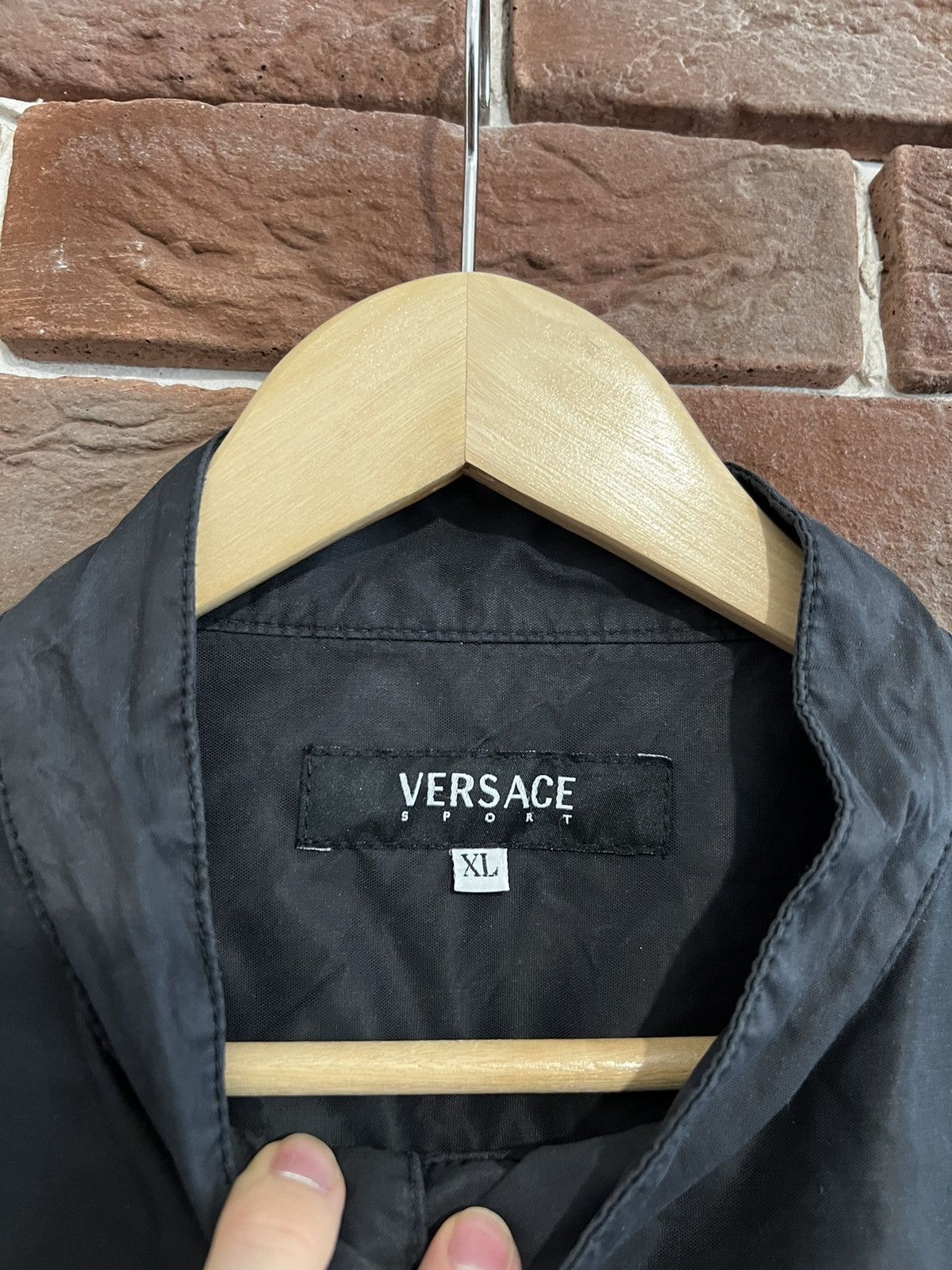 Versace Vintage 90s Versace Sport Light Jacket Medusa XL Nylon Size US XL / EU 56 / 4 - 5 Thumbnail