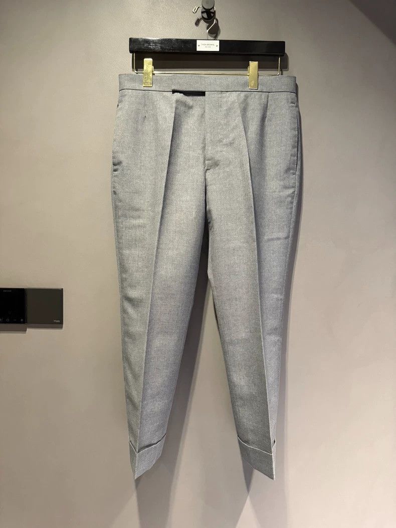 Thom Browne Thom Browne Classic Gray High-Waist Pants-dmc Size US 26 / EU 42 - 1 Thumbnail
