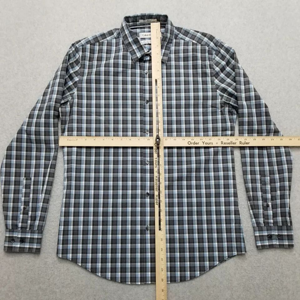 Calvin Klein Calvin Klein Shirt Mens Medium Plaid Button Down 15-15.5 Size US M / EU 48-50 / 2 - 6 Thumbnail