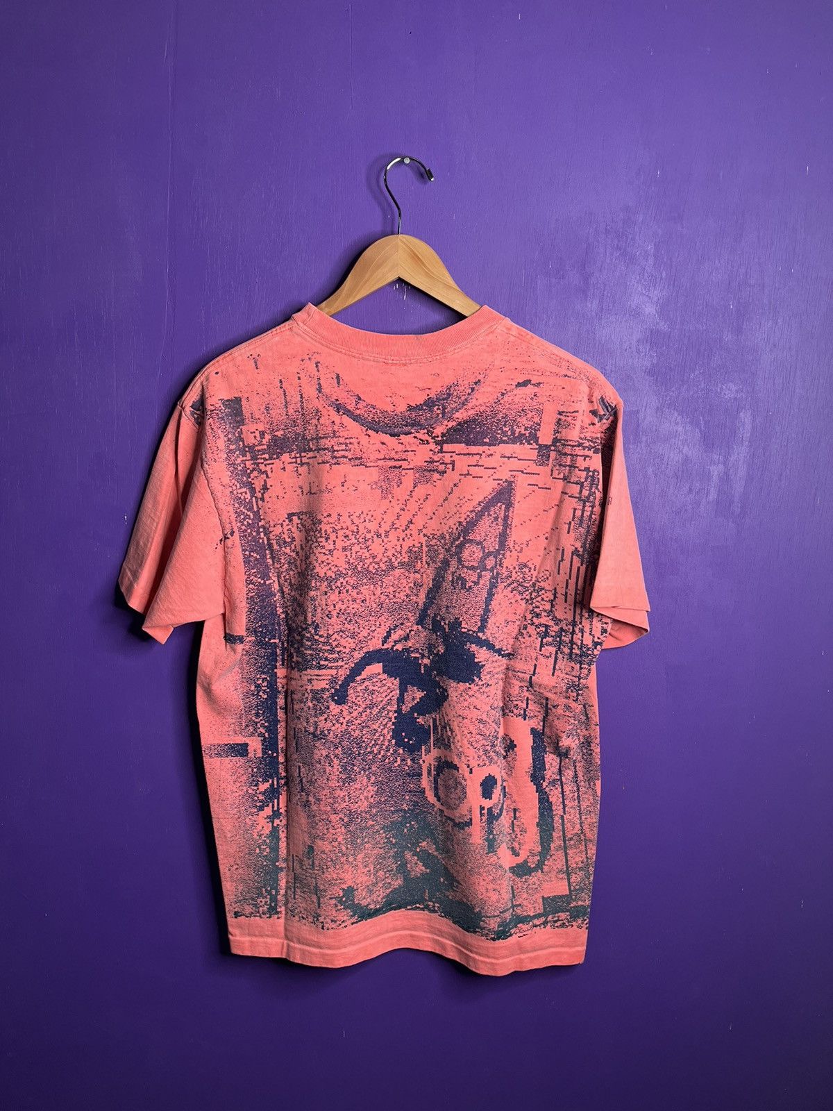 Ocean Pacific × Vintage Vintage 1989 Ocean pacific AOP back surfing t-shirt Size US L / EU 52-54 / 3 - 2 Thumbnail