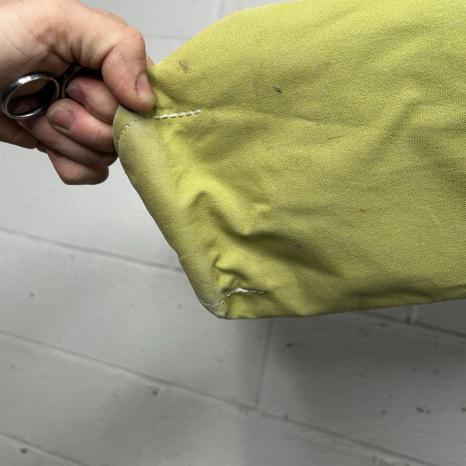 L.L. Bean Vintage L.L. Bean Boat and Tote Bag USA "Lime Green" Medium Size ONE SIZE - 6 Thumbnail