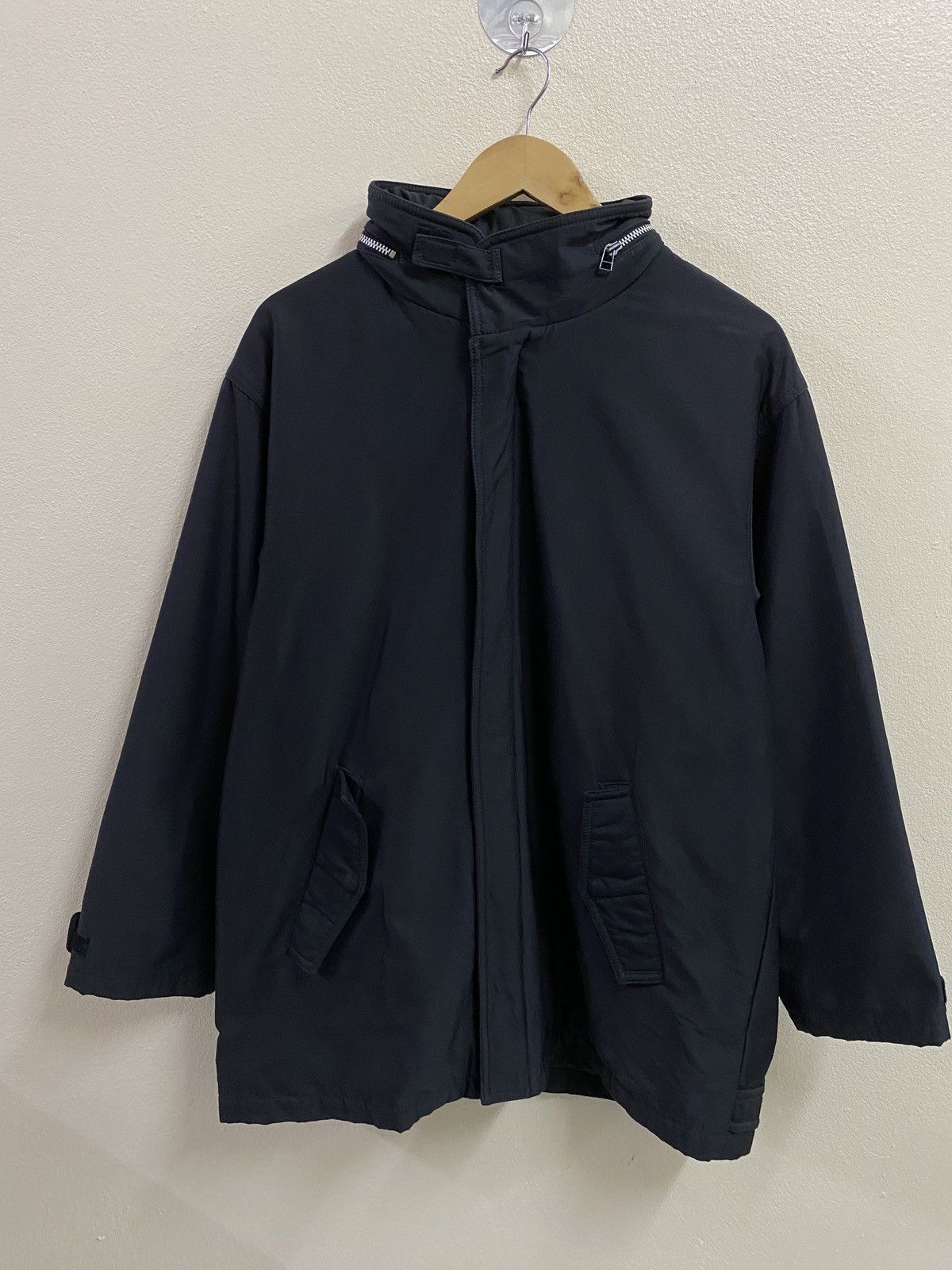 Valentino VINTAGE Valentino Sport Archival Hooded Jacket Black Size US L / EU 52-54 / 3 - 2 Thumbnail