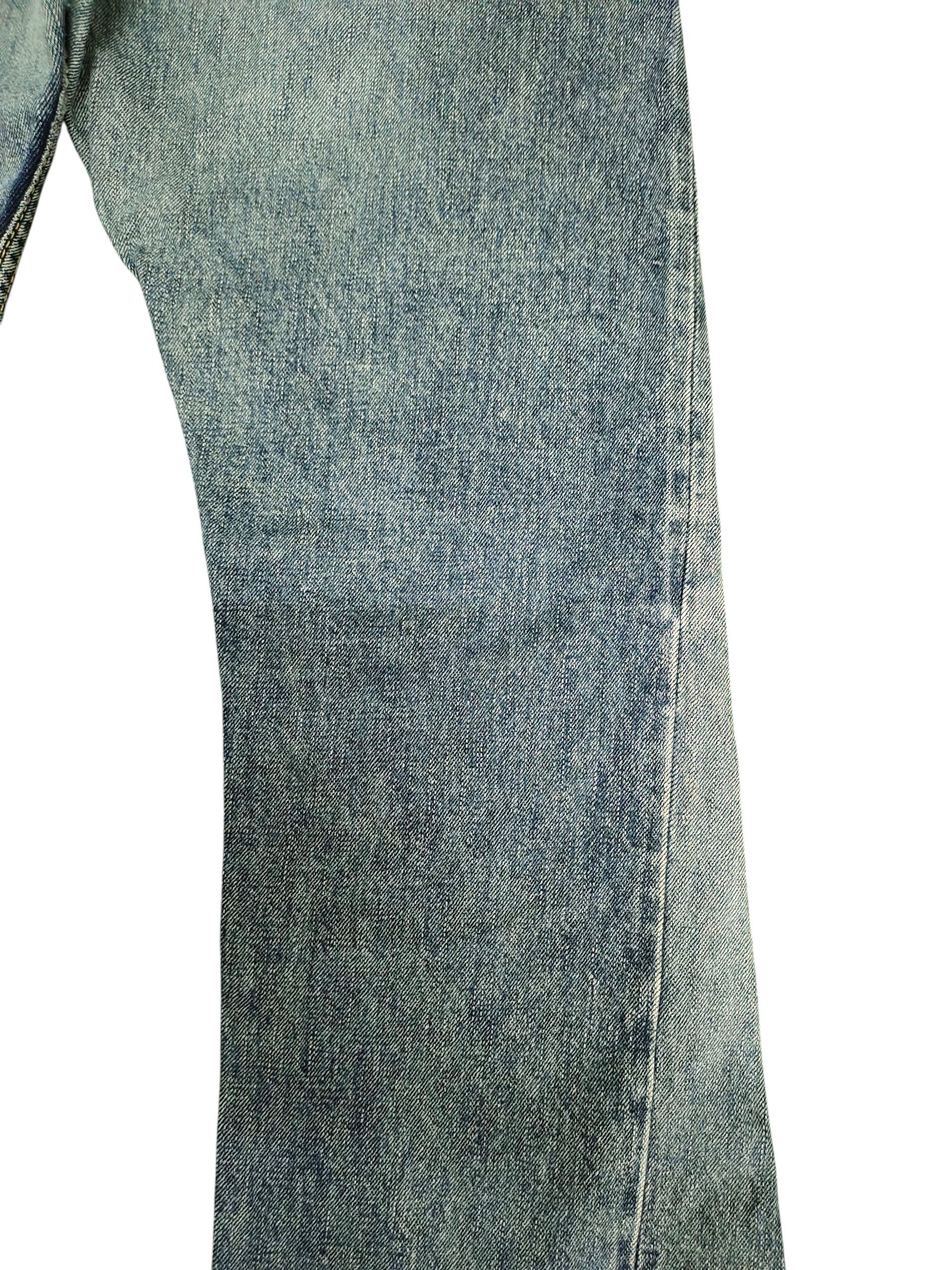 Hysteric Glamour Flare Jeans CEI Selvedge Clawmark Distress Faded Bootcut Y2k Size US 33 - 4 Thumbnail