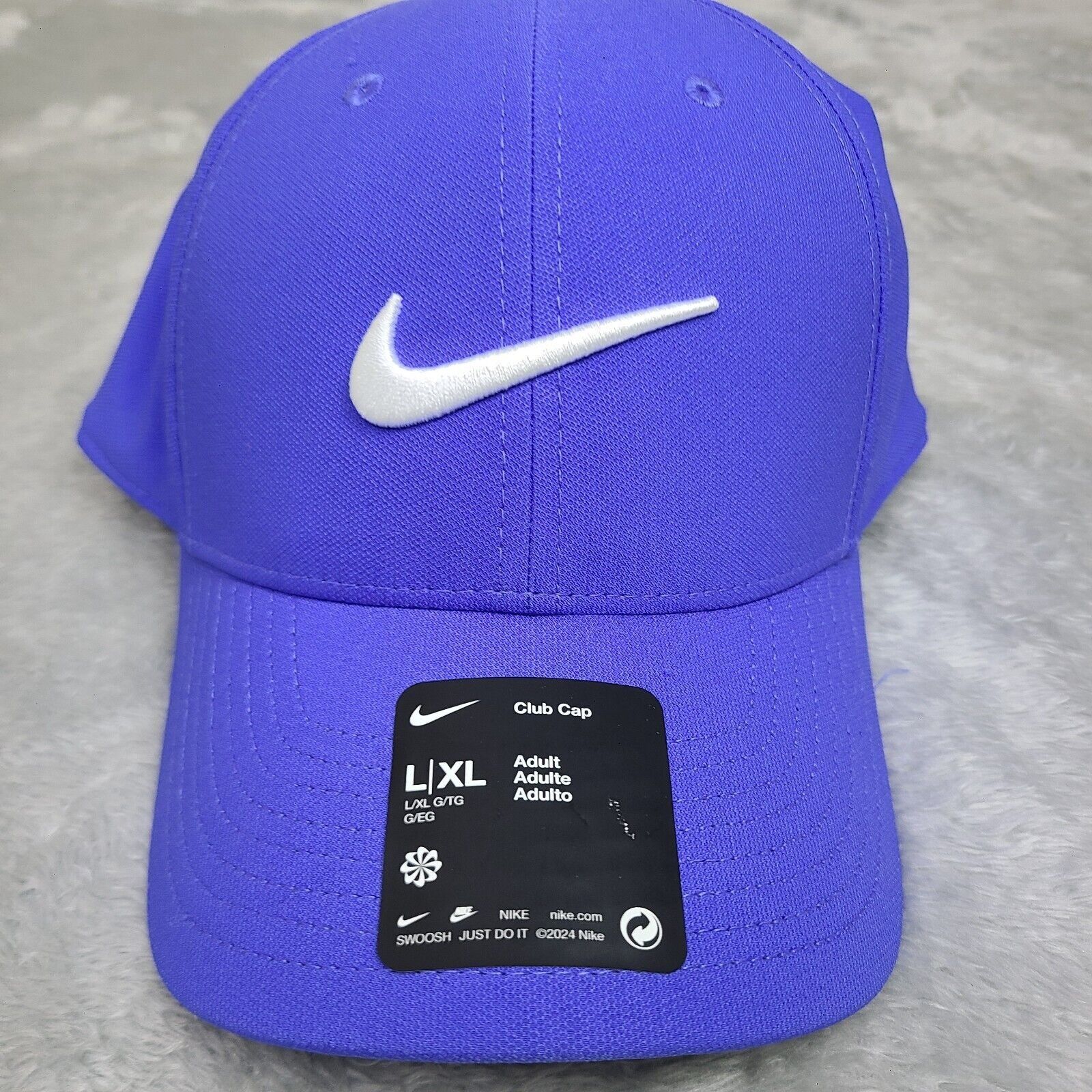 Nike Nike Hat Mens Adjustable Dri FIT Club Cap Structured Swoosh Size ONE SIZE - 1 Thumbnail