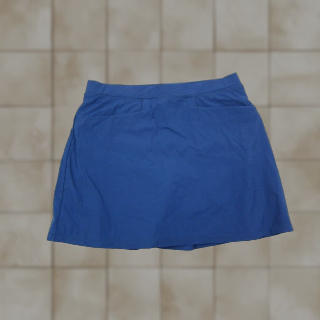 Vintage Renwick Skort Womens M Blue Knit Athletic Running Gym Short Skirt Athletic City Sports Size 32" / US 10 / IT 46 - 1 Thumbnail