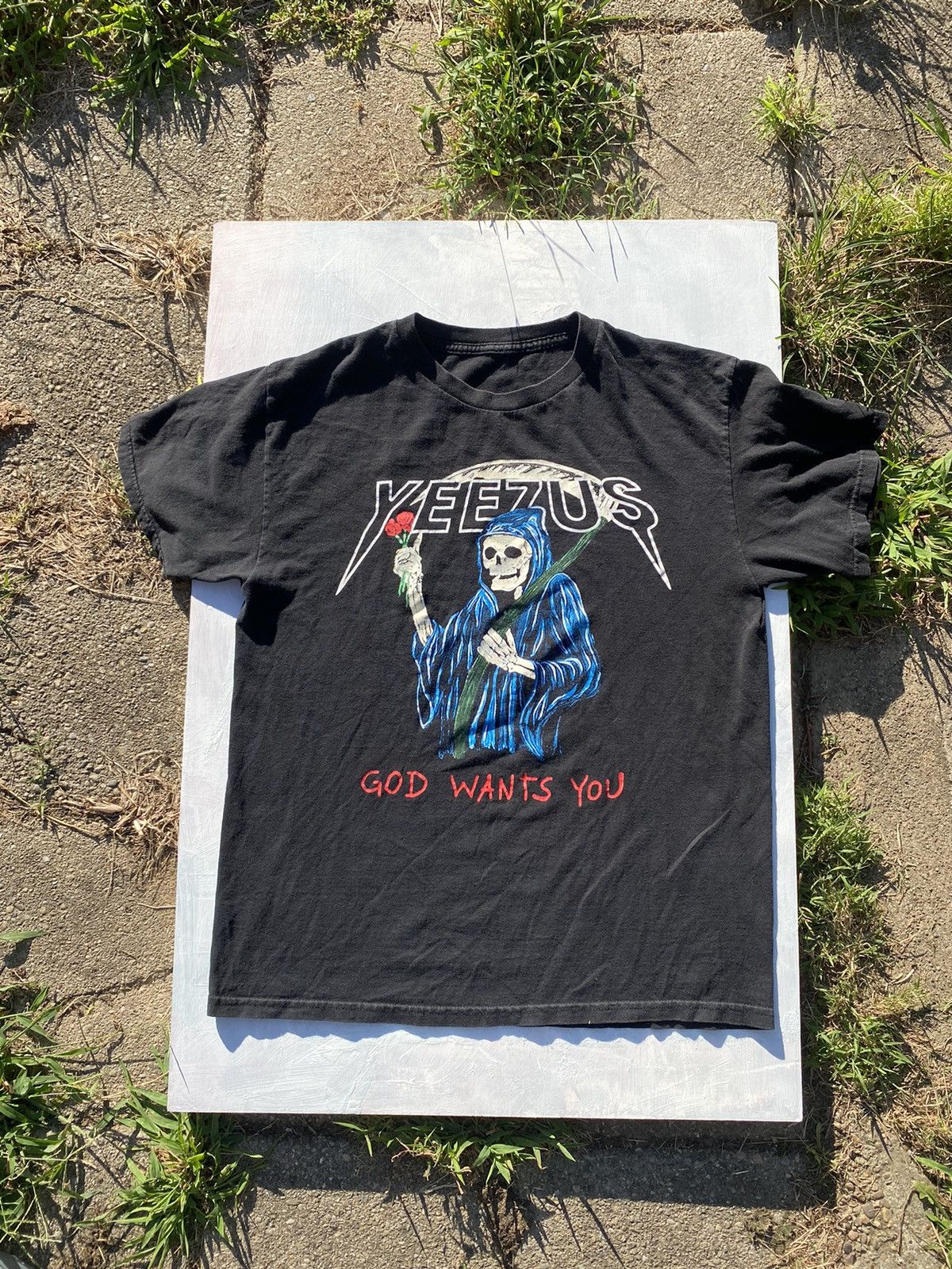 Band Tees × Rap Tees Yeezus skeleton tour tee kanye west Size US L / EU 52-54 / 3 - 1 Thumbnail