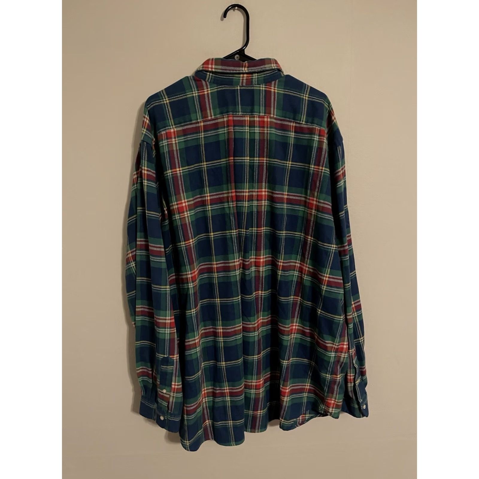 Polo Ralph Lauren Polo Ralph Lauren Performance Plaid L/S Flannel Shirt - Men's Big/Tall 3XLT Size US XXL / EU 58 / 5 - 4 Thumbnail