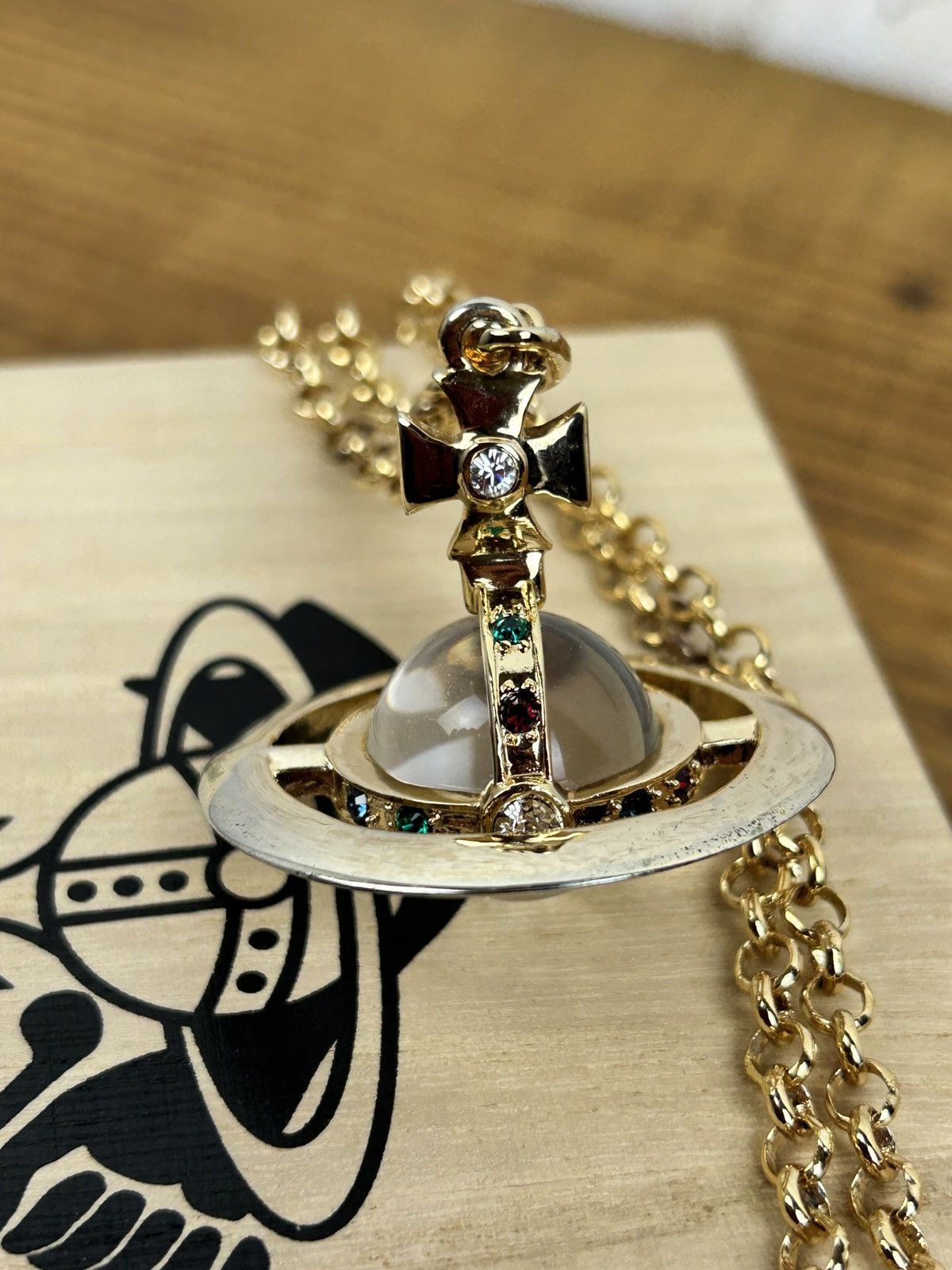 Vivienne Westwood Vintage Vivienne Westwood Small Orb Pendant Necklace Size ONE SIZE - 6 Thumbnail