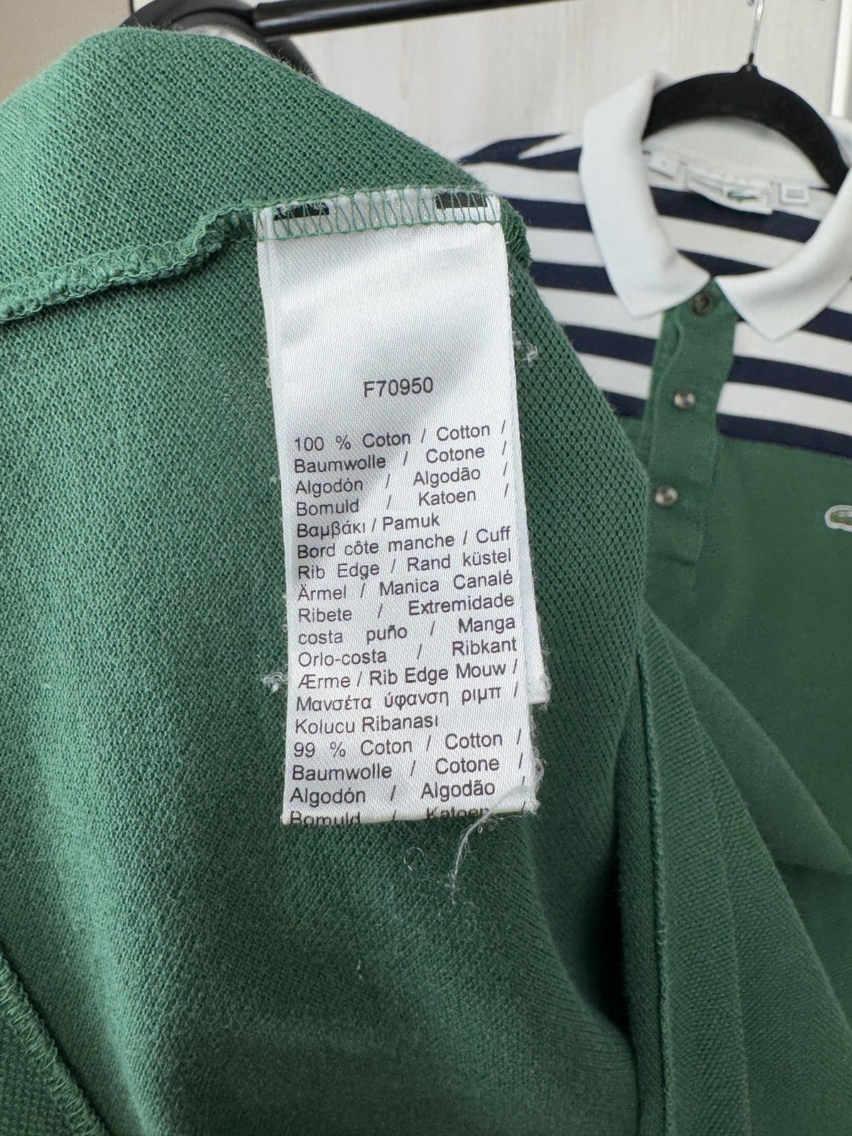 Lacoste Chemise Lacoste 85th Anniversary Striped Top Polo Tee Size US S / EU 44-46 / 1 - 8 Thumbnail