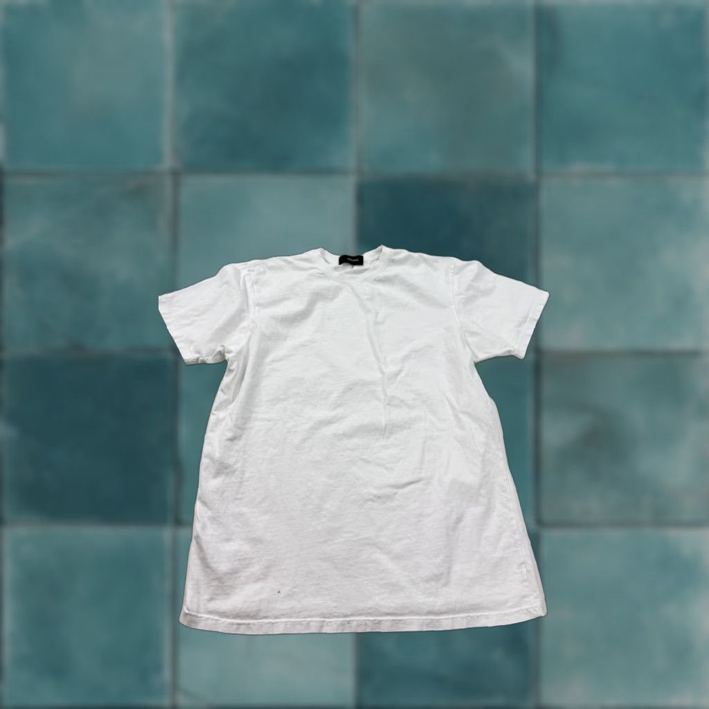 Talentless Talentless Shirt Mens Large White Solid Crewneck Basic Tee Casual Short Sleeve Size US L / EU 52-54 / 3 - 1 Thumbnail
