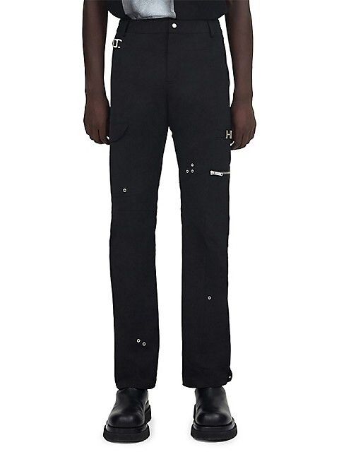 Heliot Emil o1mle0125 Minimal Twill Cargo Pant in Black Size US 32 / EU 48 - 1 Thumbnail
