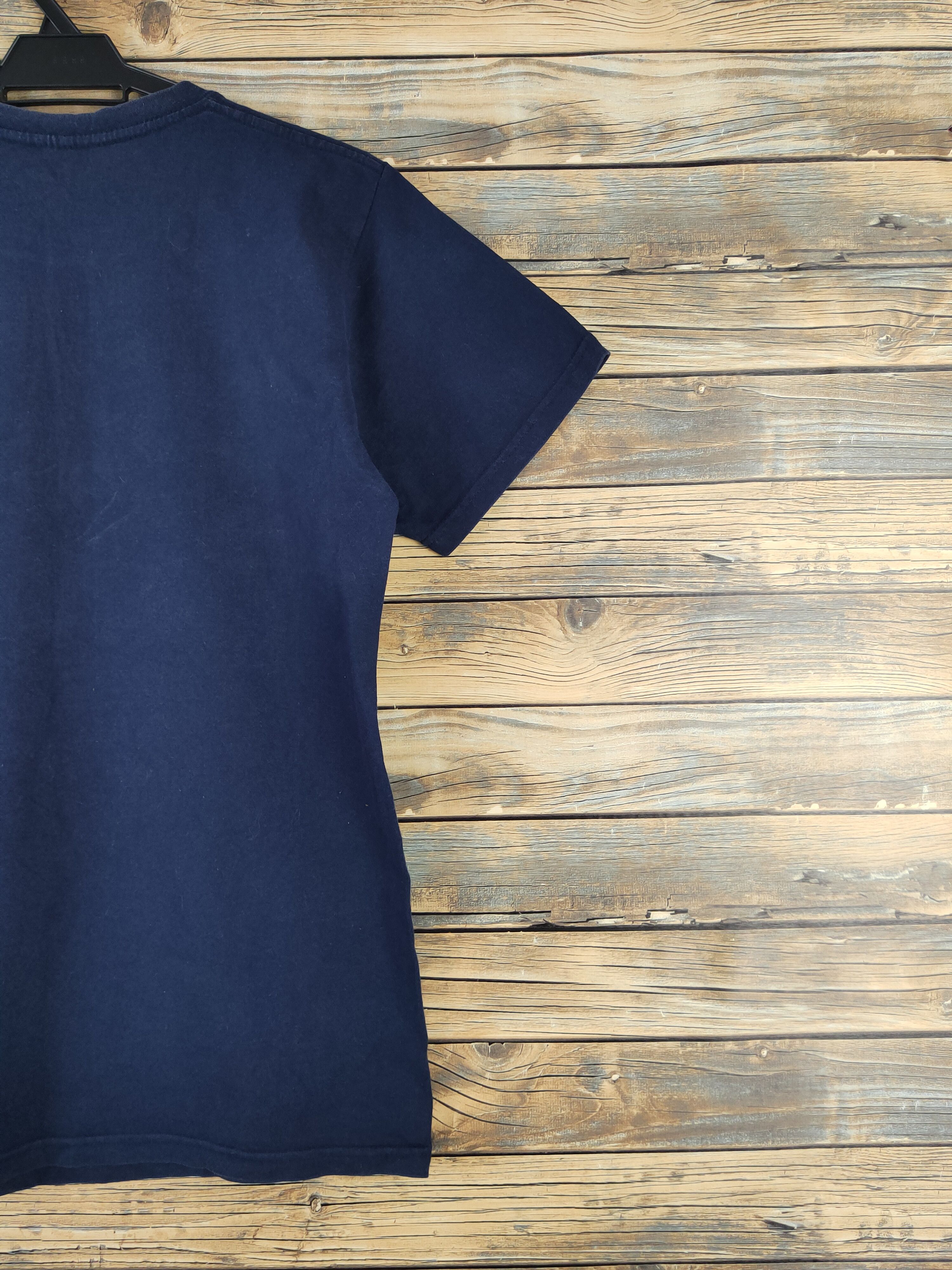 Japanese Brand × Vintage DL The Quick Fox Brown Navy tee #025 Size US S / EU 44-46 / 1 - 5 Thumbnail