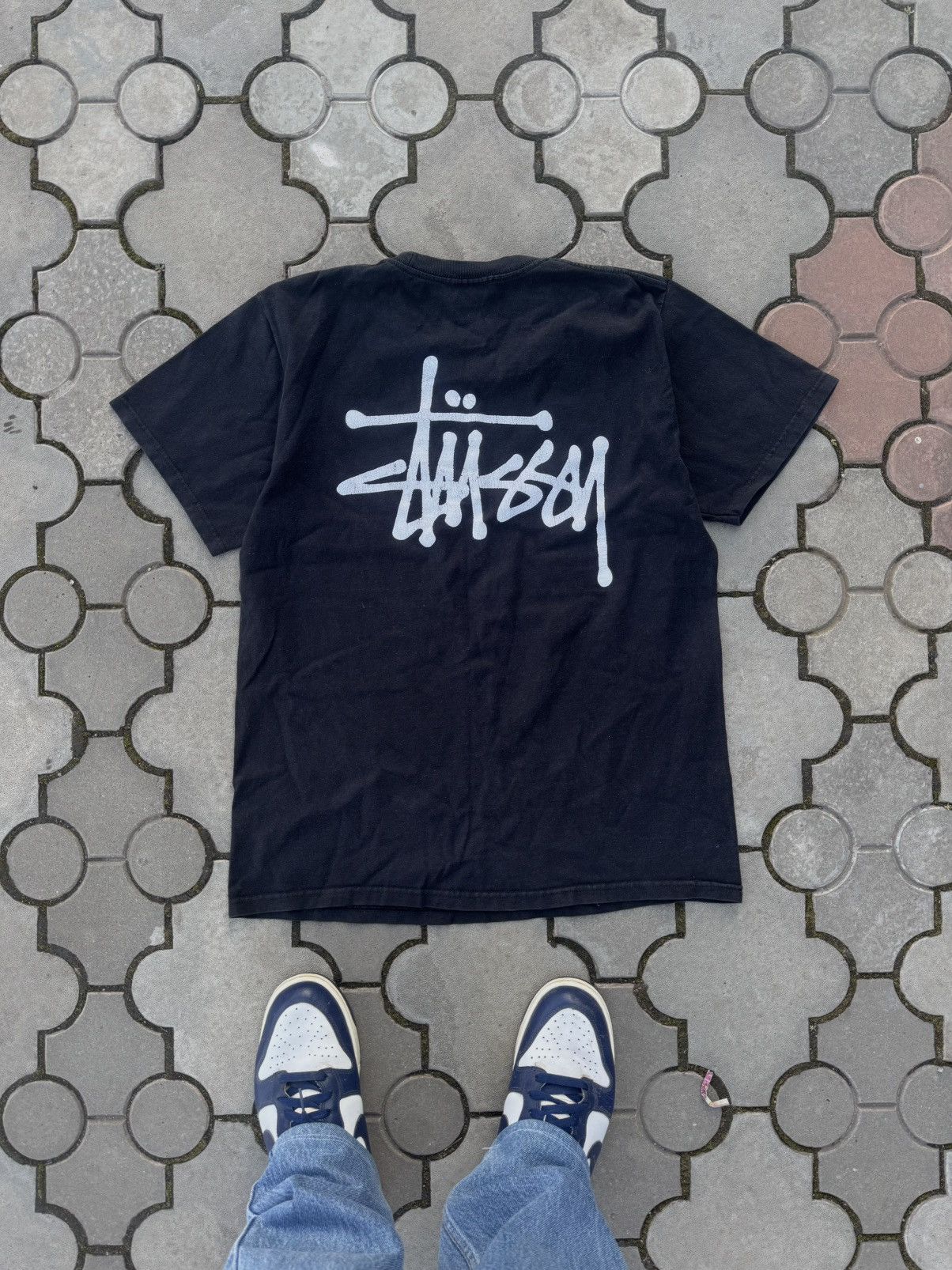 Stussy Vintage Stussy Big Logo Tee Shirt Size US M / EU 48-50 / 2 - 2 Thumbnail