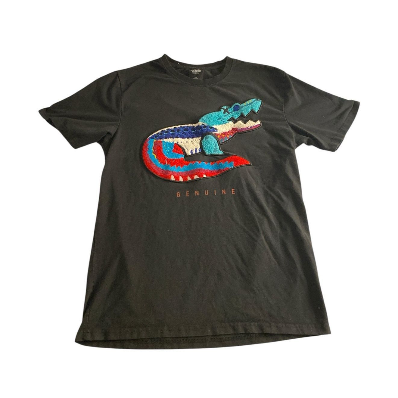 Other Streetwear Crocodile Embroidered Graphic Tee Black Genuine M Size M / US 6-8 / IT 42-44 - 2 Thumbnail