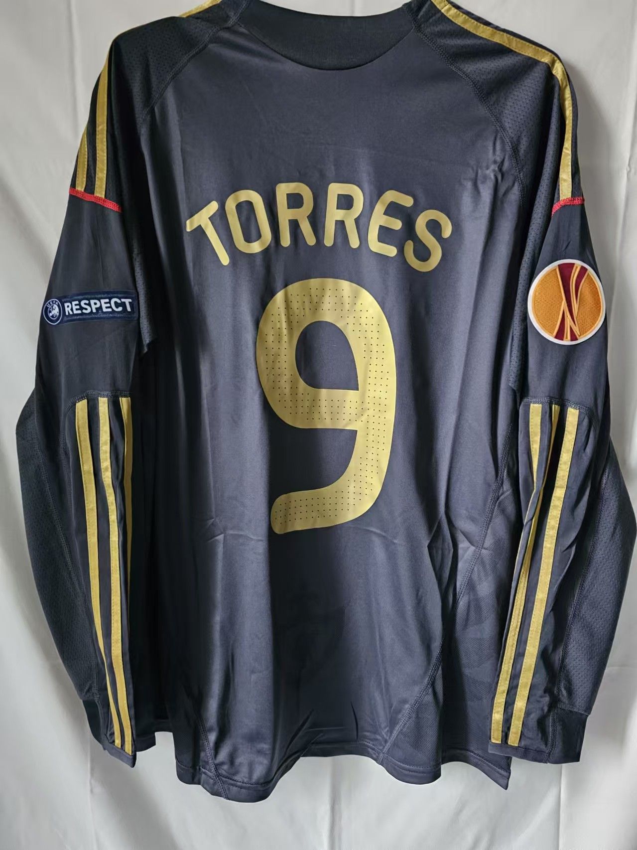 Other 2009 2010 Liverpool #9 Torres Jersey Away Longlseeve Size US XL / EU 56 / 4 - 1 Thumbnail