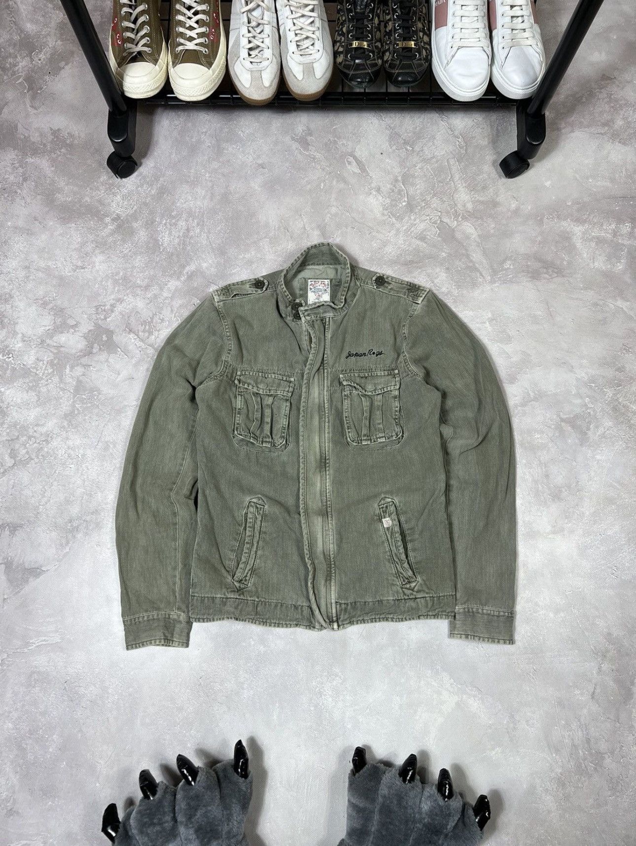 Vintage Junya Watanabe Style Japan Rags Distressed Jacket