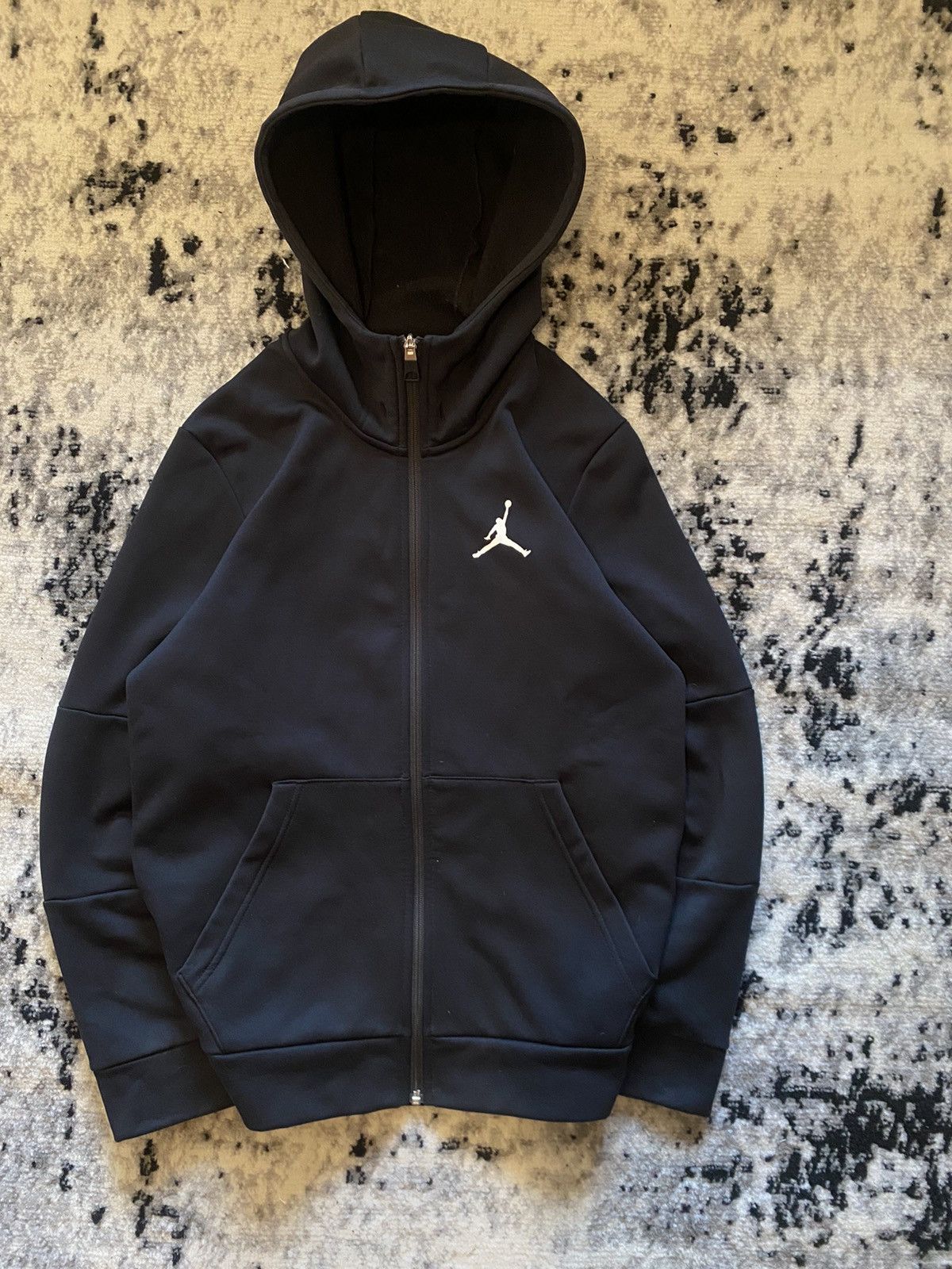 Jordan Brand × Vintage Vintage Basic Jordan Zip-Hoodie Boxy Fit Streetwear Y2k Size US S / EU 44-46 / 1 - 2 Thumbnail