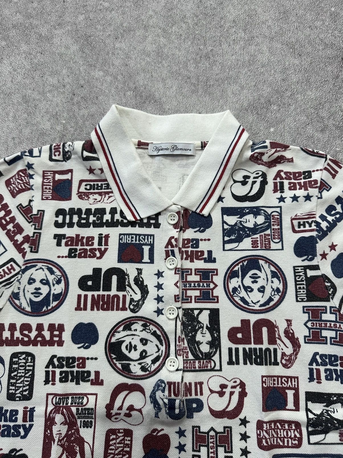 Hysteric Glamour Hysteric glamour all logo polo shirt Size US S / EU 44-46 / 1 - 5 Thumbnail