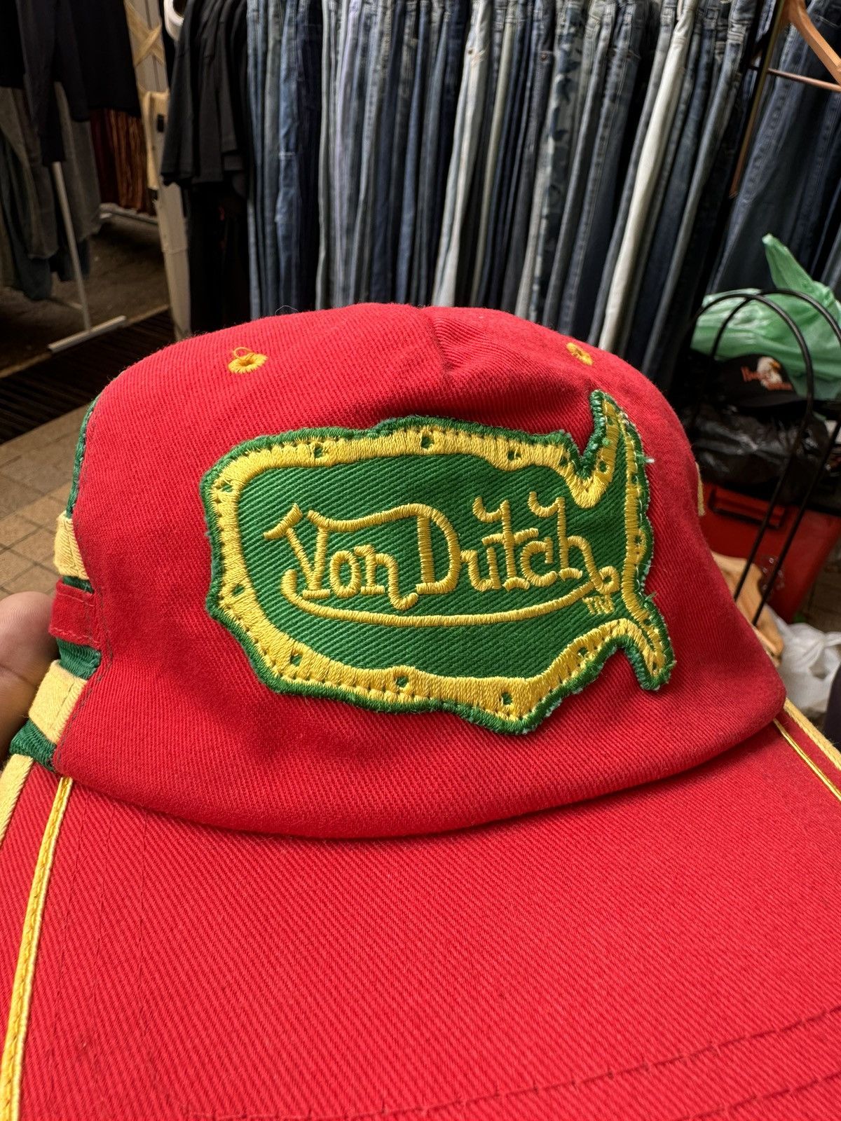 Von Dutch Von Dutch Trucker Hip Hop 3 Stripe Cap Size ONE SIZE - 7 Thumbnail