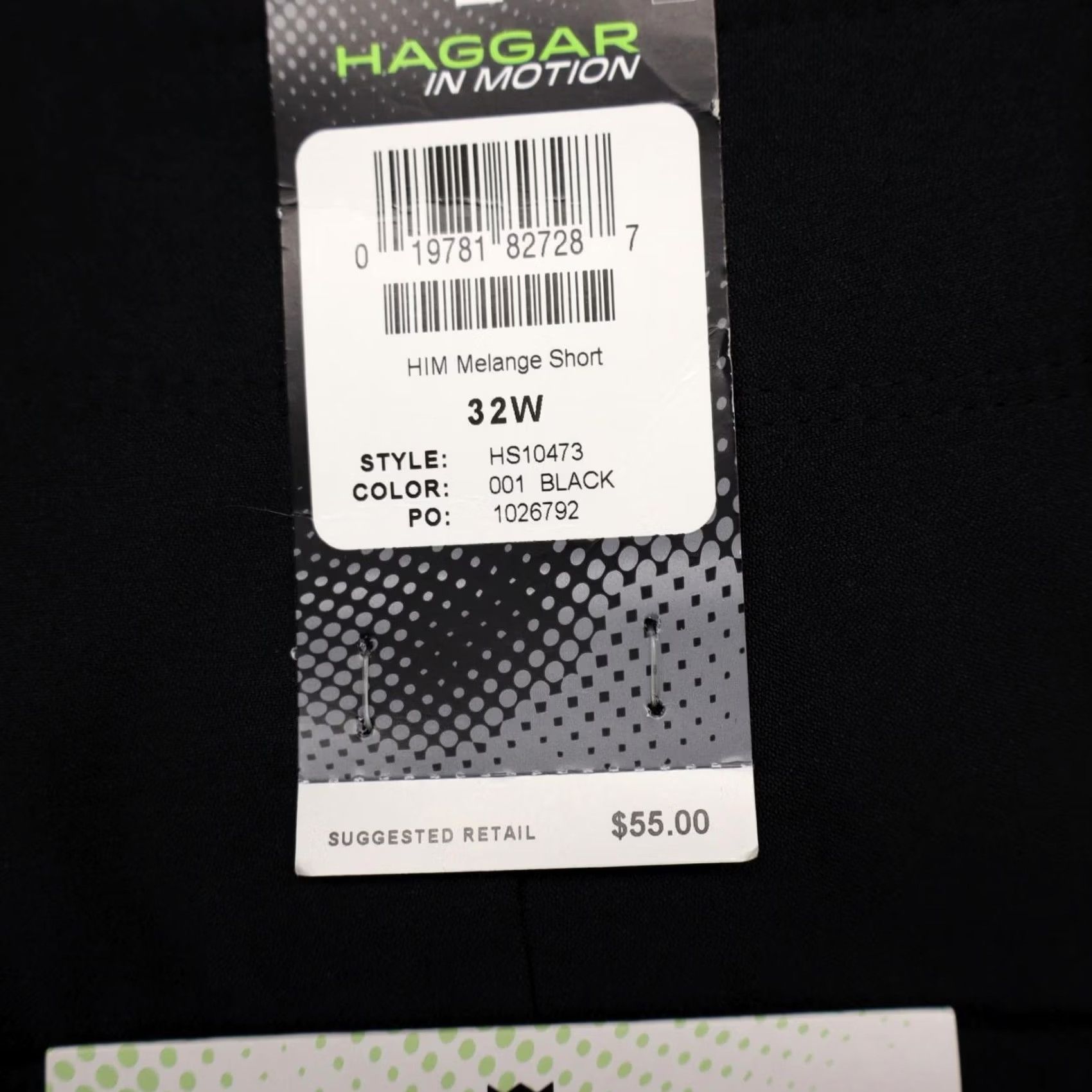 Haggar Haggar In Motion Shorts Men 32W Black Bermuda Zip Pockets Mid Rise 9in Regular Size US 32 / EU 48 - 8 Thumbnail