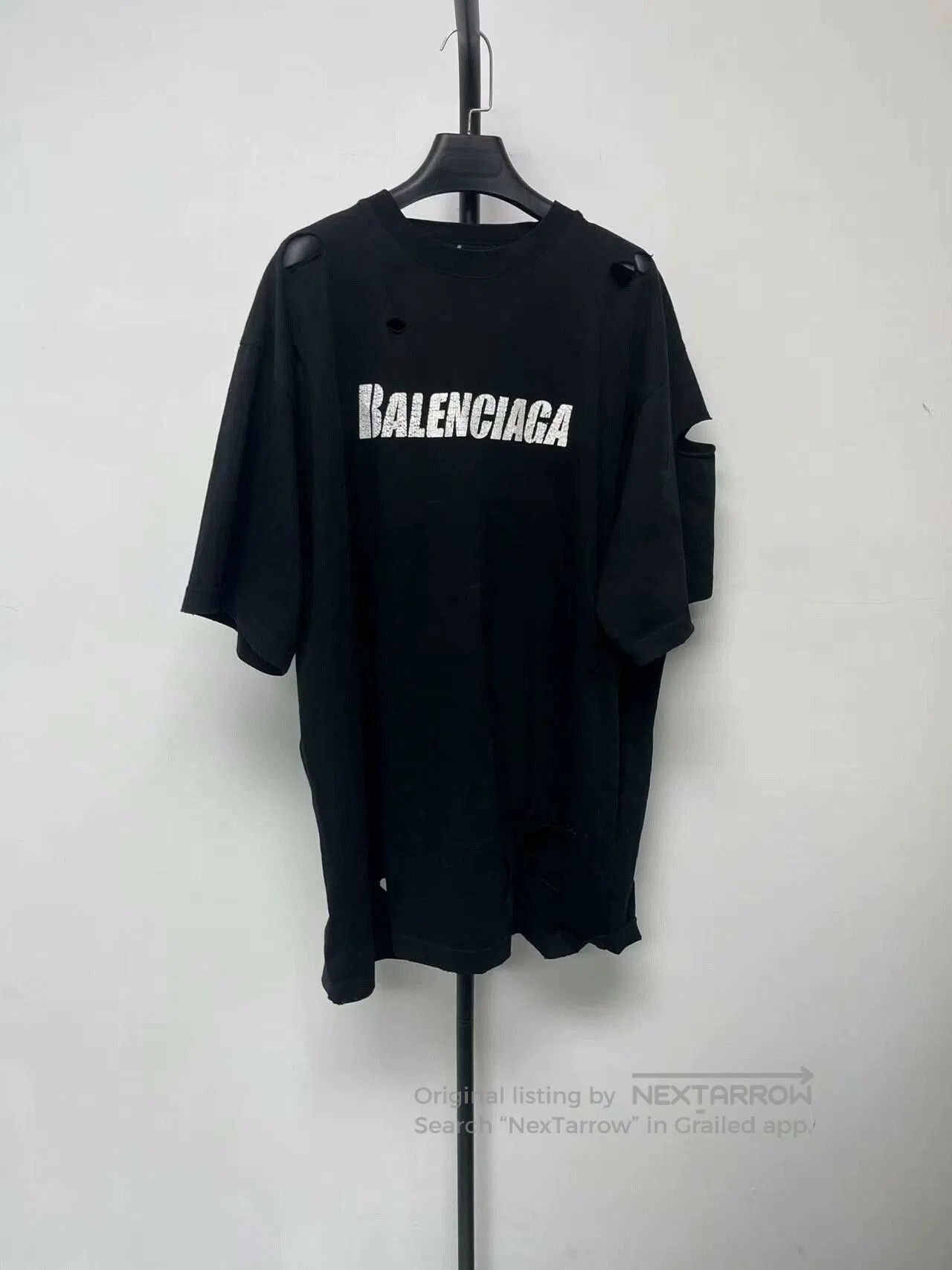 Balenciaga Balenciaga Logo Black Short Sleeve T-Shirt. Size US S / EU 44-46 / 1 - 1 Thumbnail