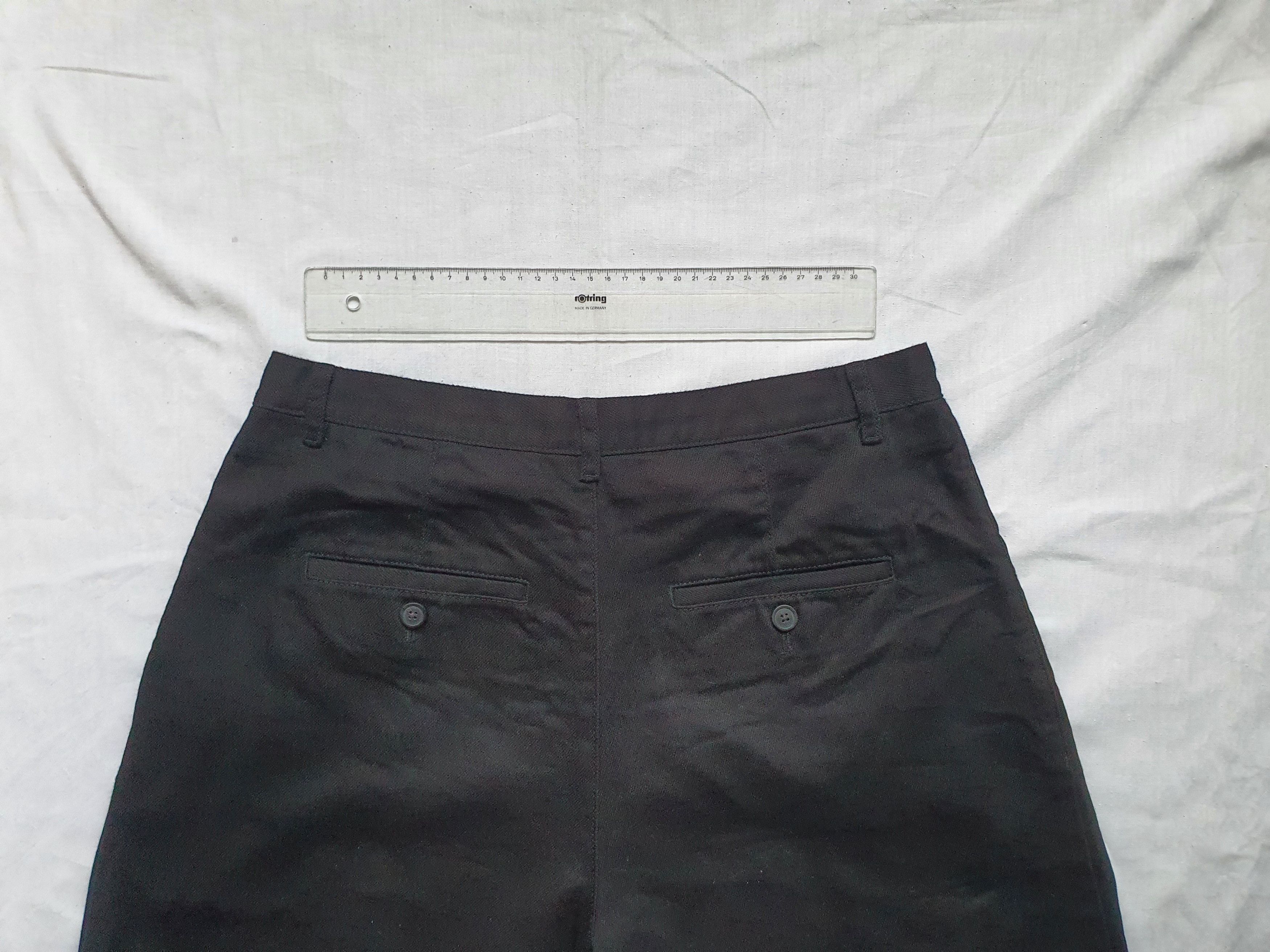 Uniqlo INES DE LA FRESSANGE - ''Denim Pleated Wide Pants'' Size 28" / US 6 / IT 42 - 10 Thumbnail