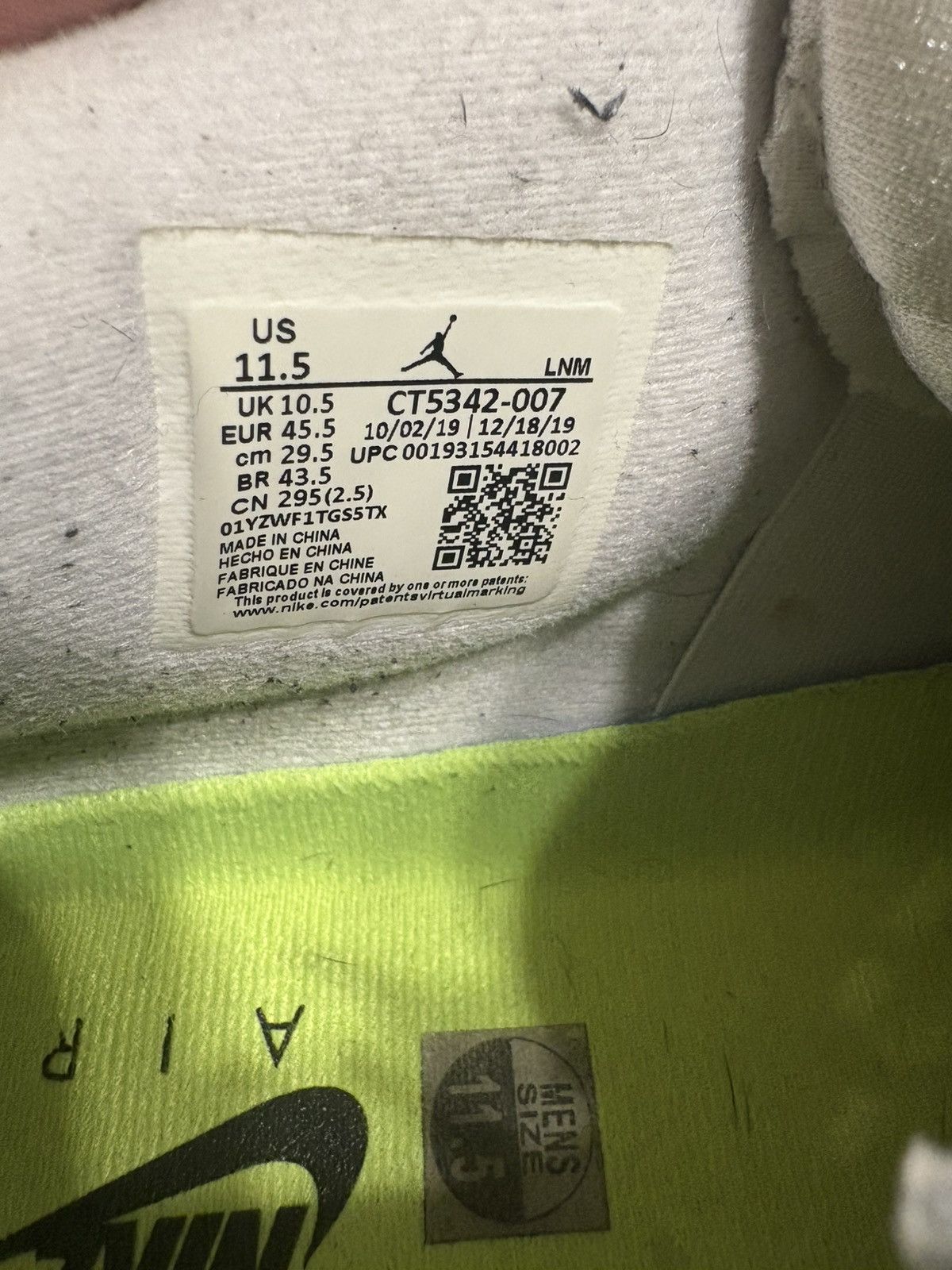 Jordan Brand Air Jordan 4 Retro SE “Cool Grey / Volt” Size US 11.5 / EU 44-45 - 7 Thumbnail