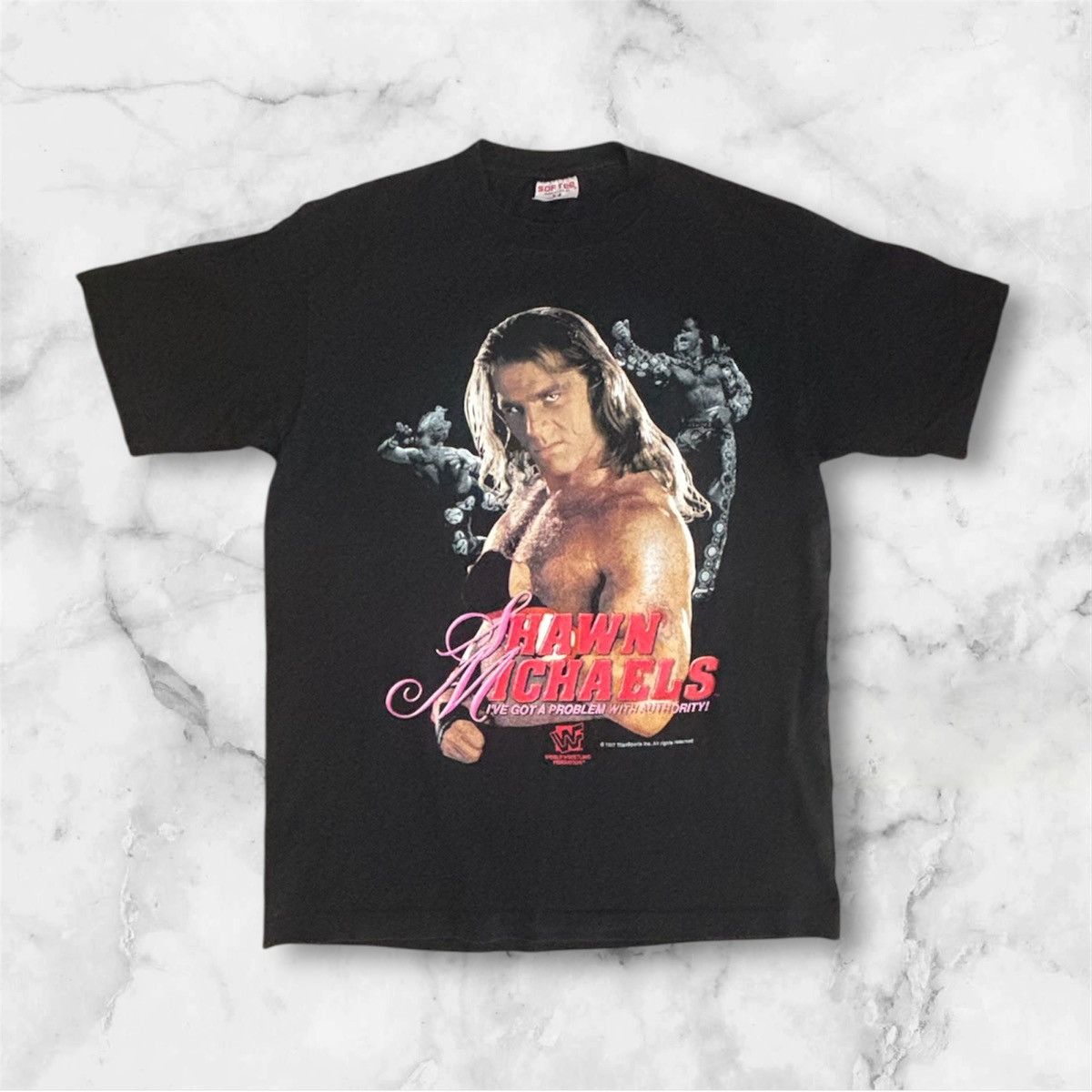 WWF Shawn Michaels WWF Vintage t shirt 1997 under license Size US M / EU 48-50 / 2 - 1 Thumbnail