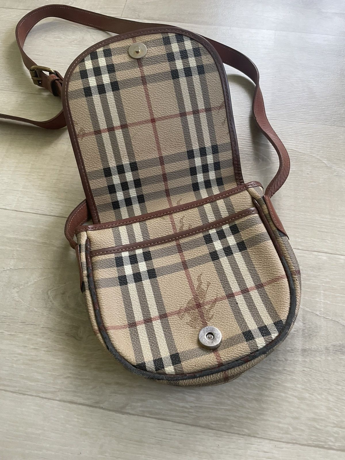 Burberry × Vintage Burberry's Vintage Bag messenger Size ONE SIZE - 8 Thumbnail