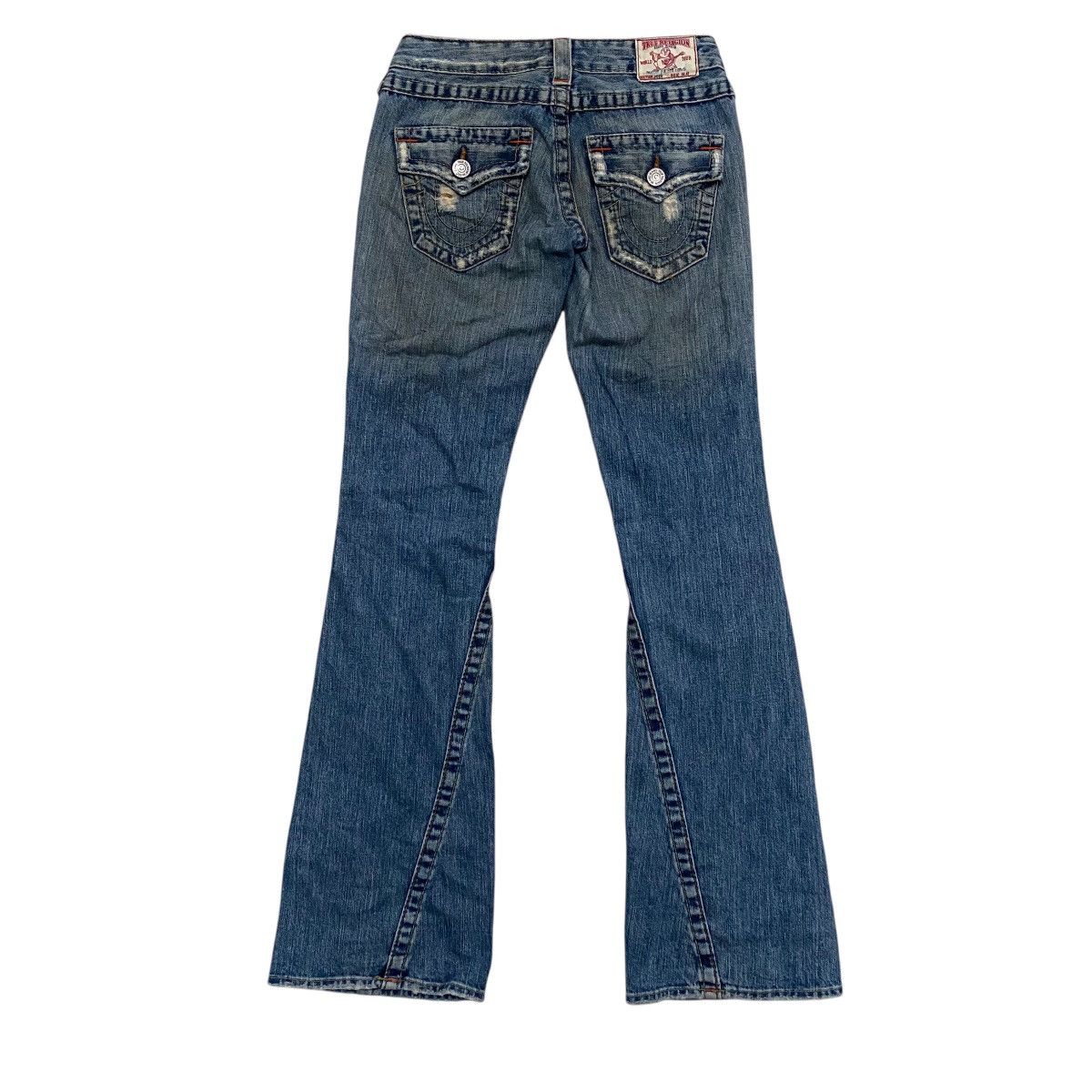 True Religion ☀️Vintage True Religion flare distressed jeans Size 27" / US 4 / IT 40 - 2 Thumbnail