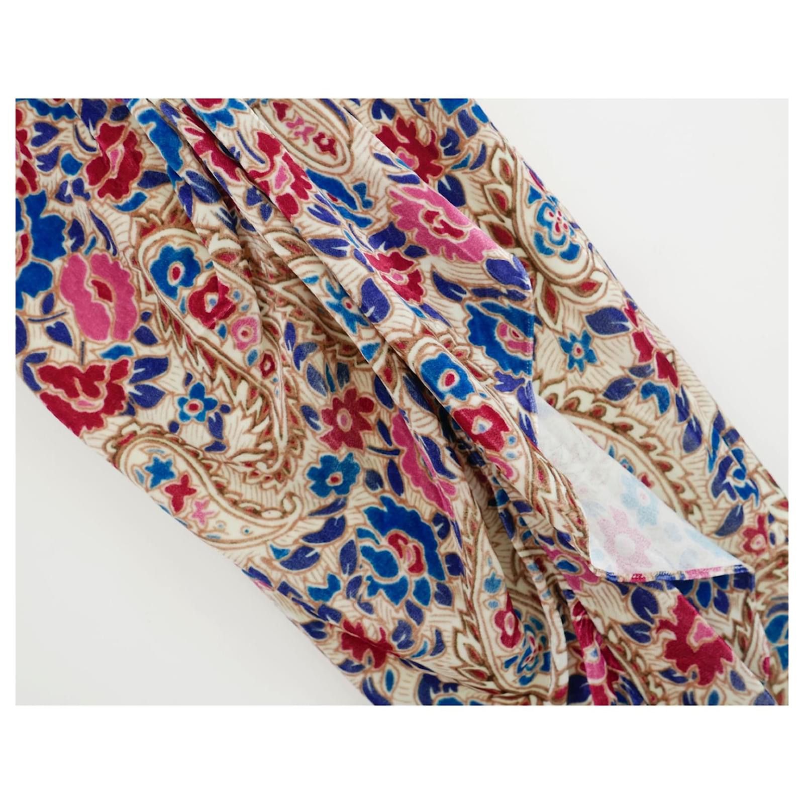 Isabel Marant Isabel Marant Breena Floral Velvet Skirt Size 25" / US 0 / IT 36 - 2 Thumbnail