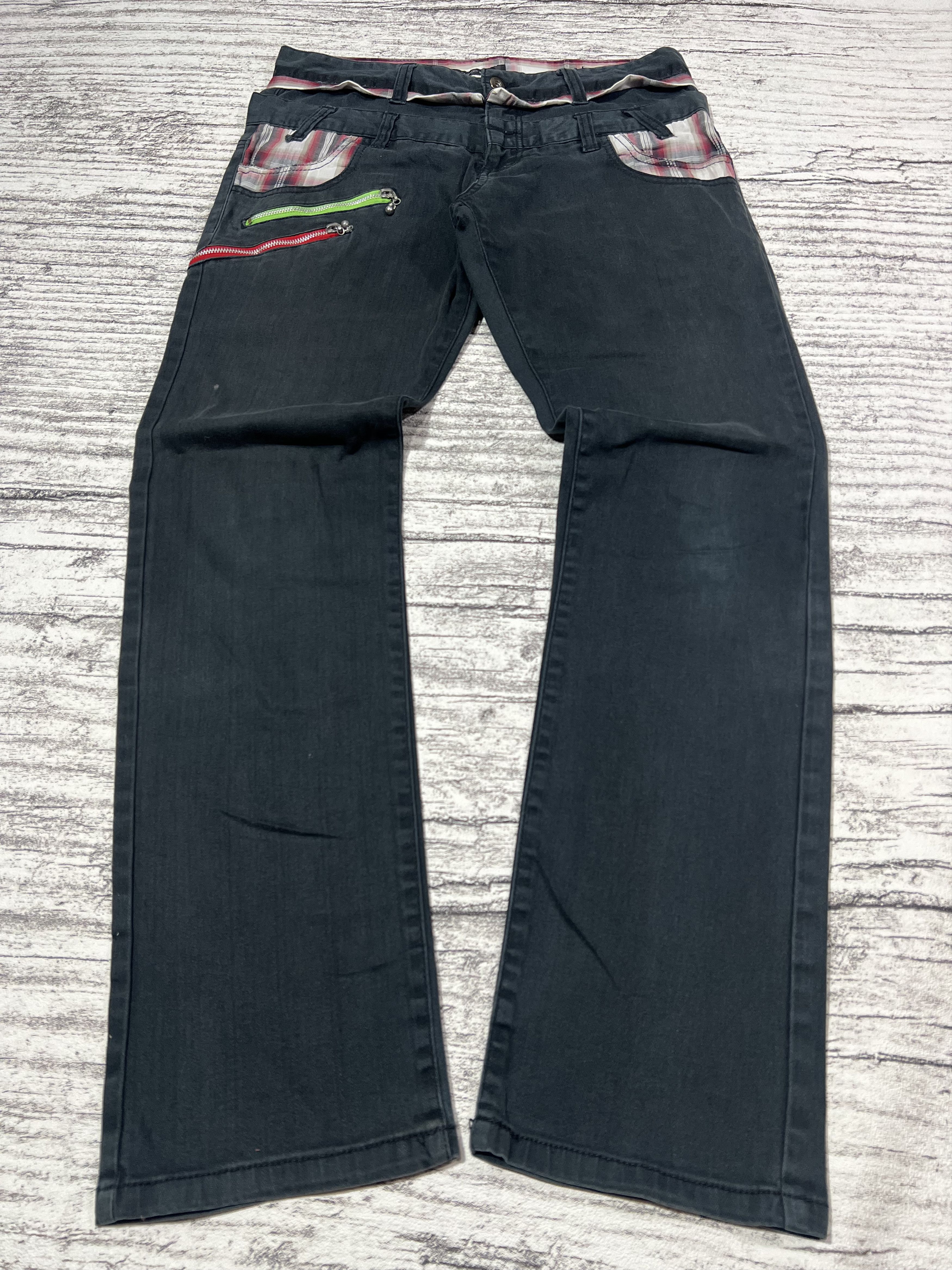 Japanese Brand 2000s Archival Hysteric Bootcut Flare Double Waist y2k Ifsix Size US 33 - 1 Thumbnail