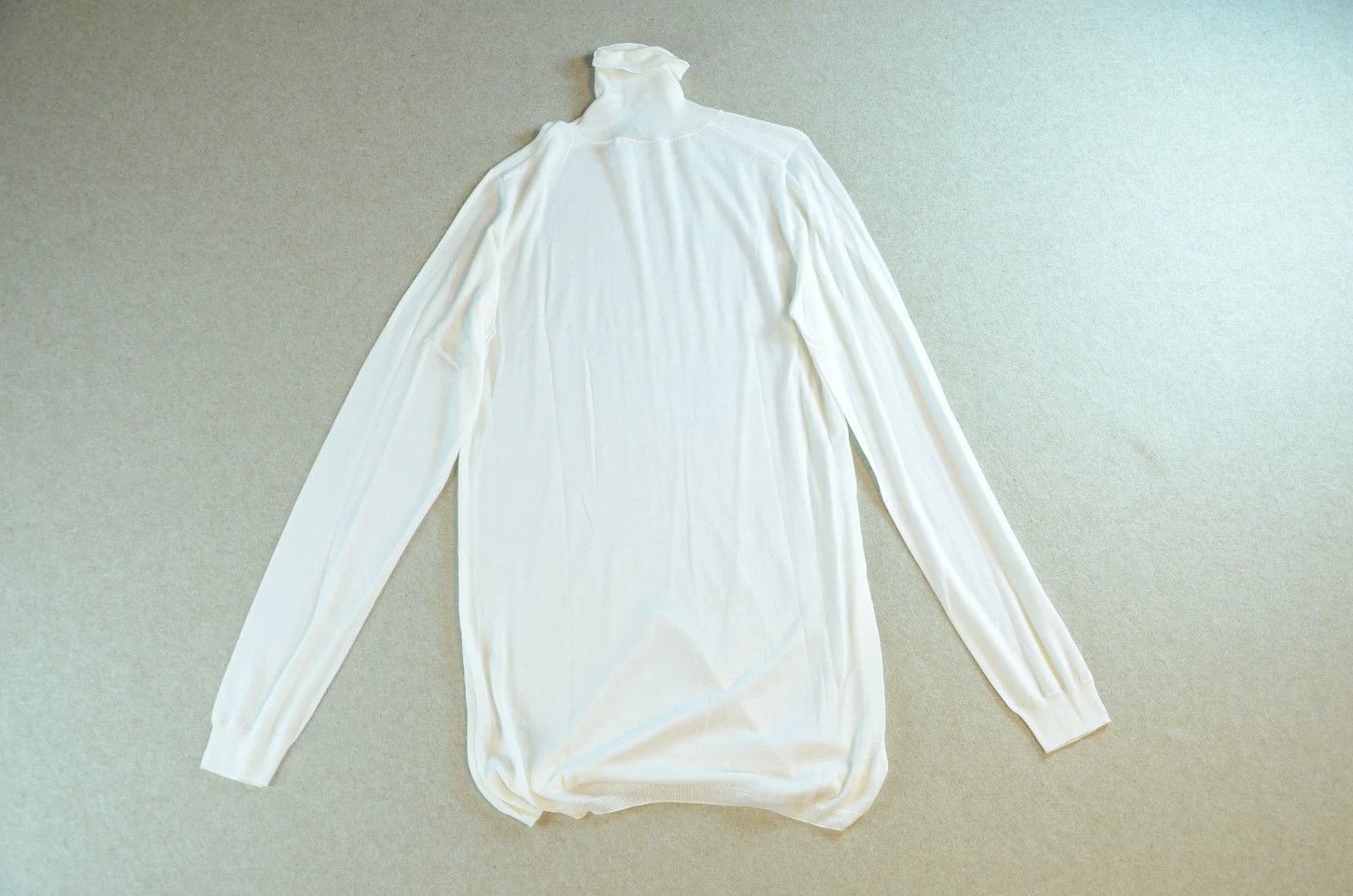 Bottega Veneta BV turtleneck sweater white long 52 Size US L / EU 52-54 / 3 - 5 Thumbnail