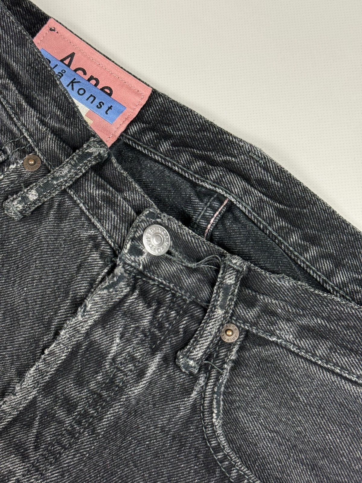 Acne Studios Acne Studios Bla Konst 1996 Used Distressed Denim Jeans Size US 29 - 12 Thumbnail