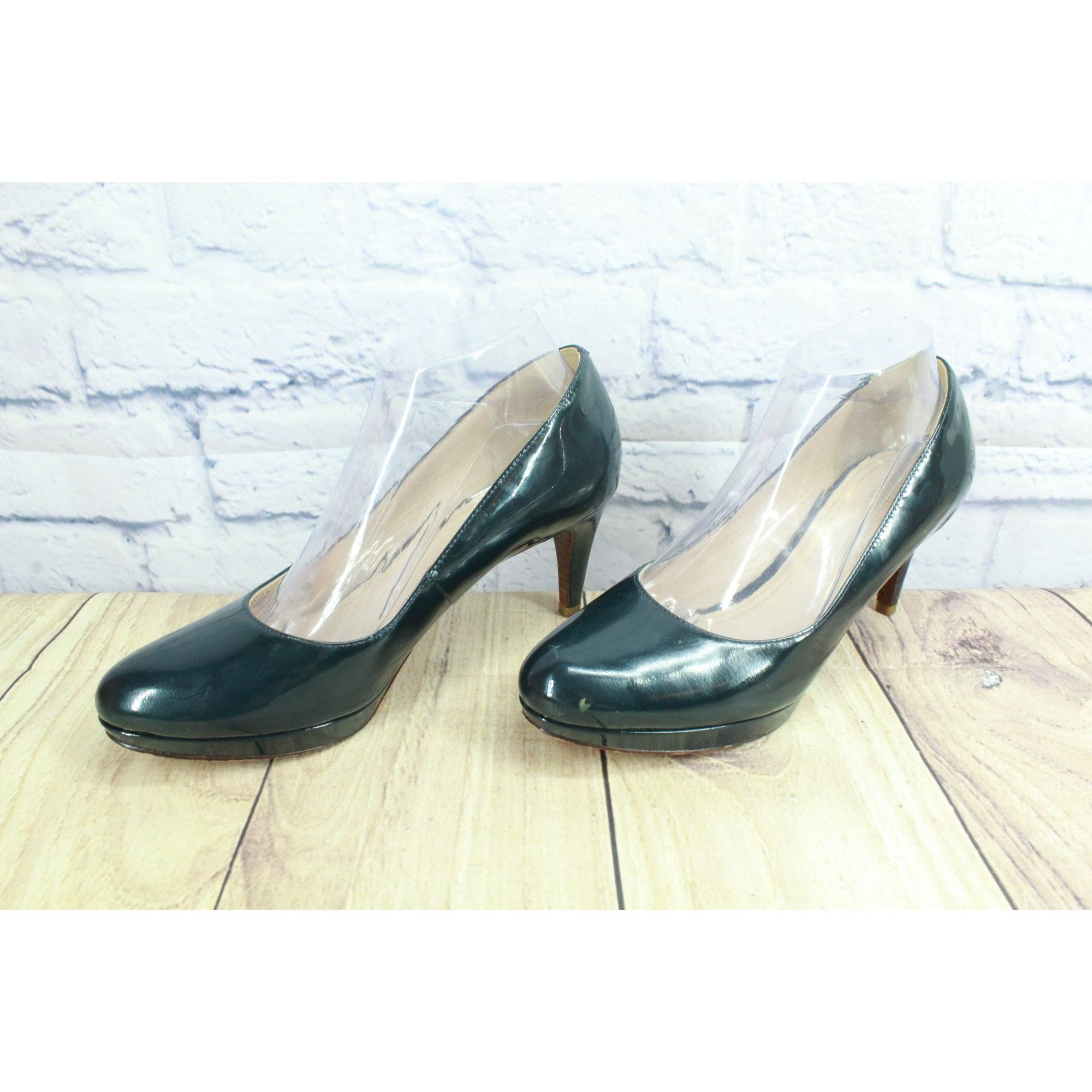 Cole Haan Cole Haan Gabbie Nike Air Black Leather Heels 8.5 Size US 8.5 / IT 38.5 - 2 Thumbnail
