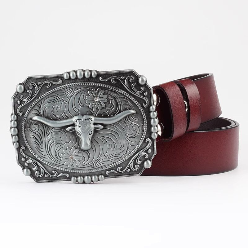 Designer Modern Vintage Belt Riveted Belts Menswear Accessories Size ONE SIZE - 1 Thumbnail