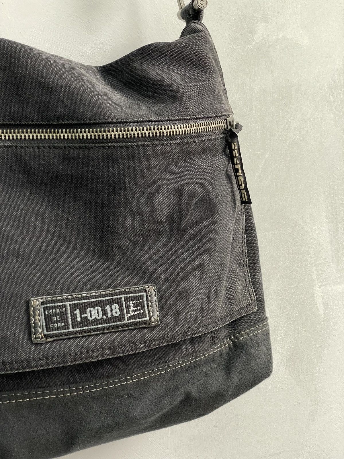 Esprit Vintage Diesel style y2k canvas messenger bag y2k Size ONE SIZE - 5 Thumbnail