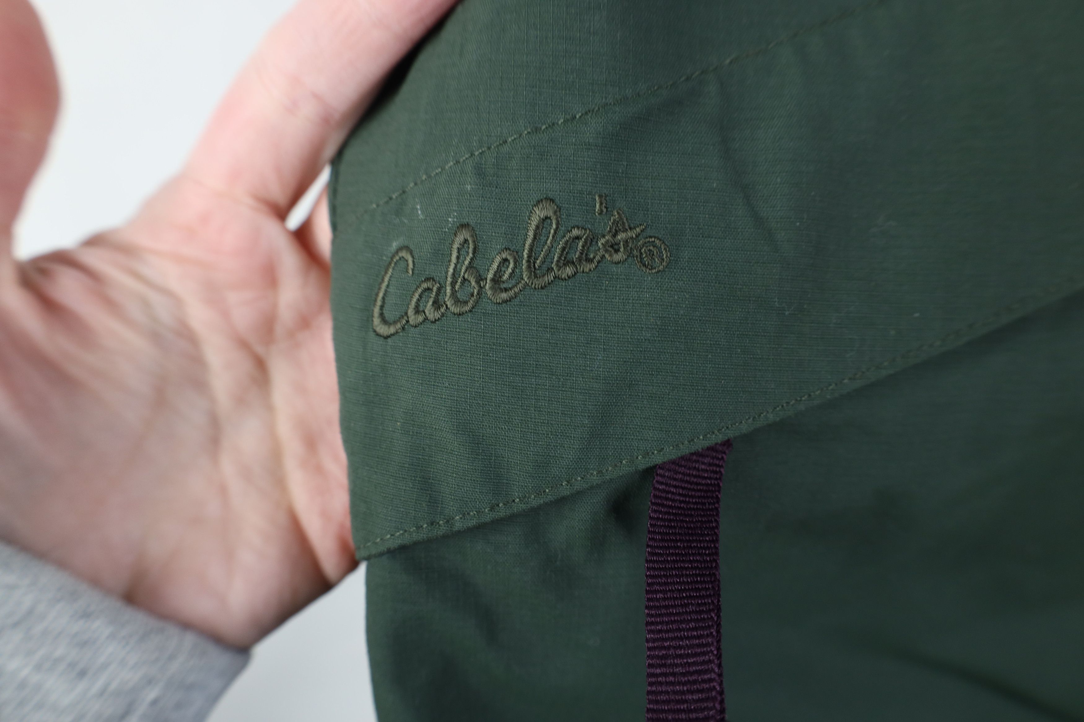 Cabelas Vintage 90s Cabelas Waterproof Hooded Rain Jacket Green Size M / US 6-8 / IT 42-44 - 7 Thumbnail