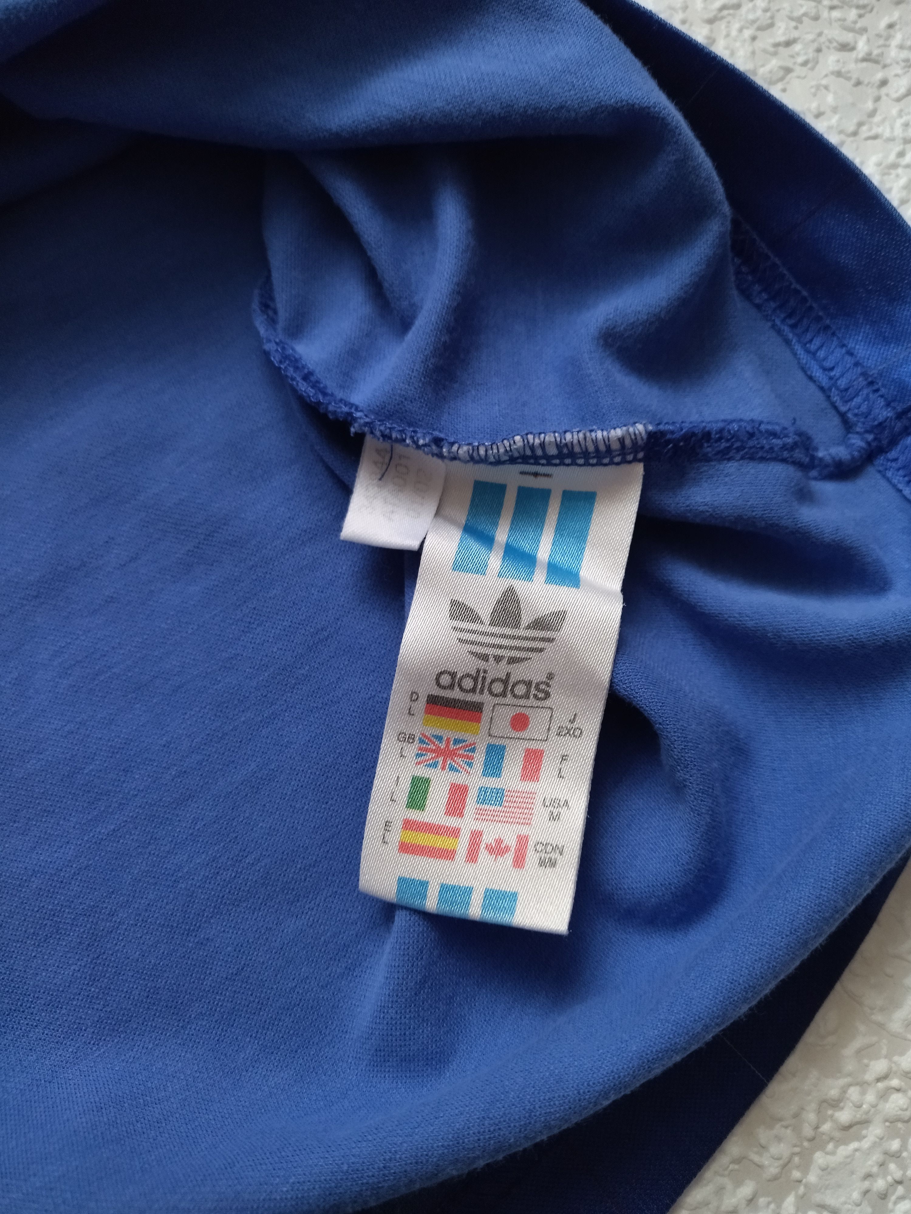 Adidas × Vintage VINTAGE ADIDAS FRANCE JERSEY PLATINI 10 NUMBER 2001-2003 Size US L / EU 52-54 / 3 - 4 Thumbnail