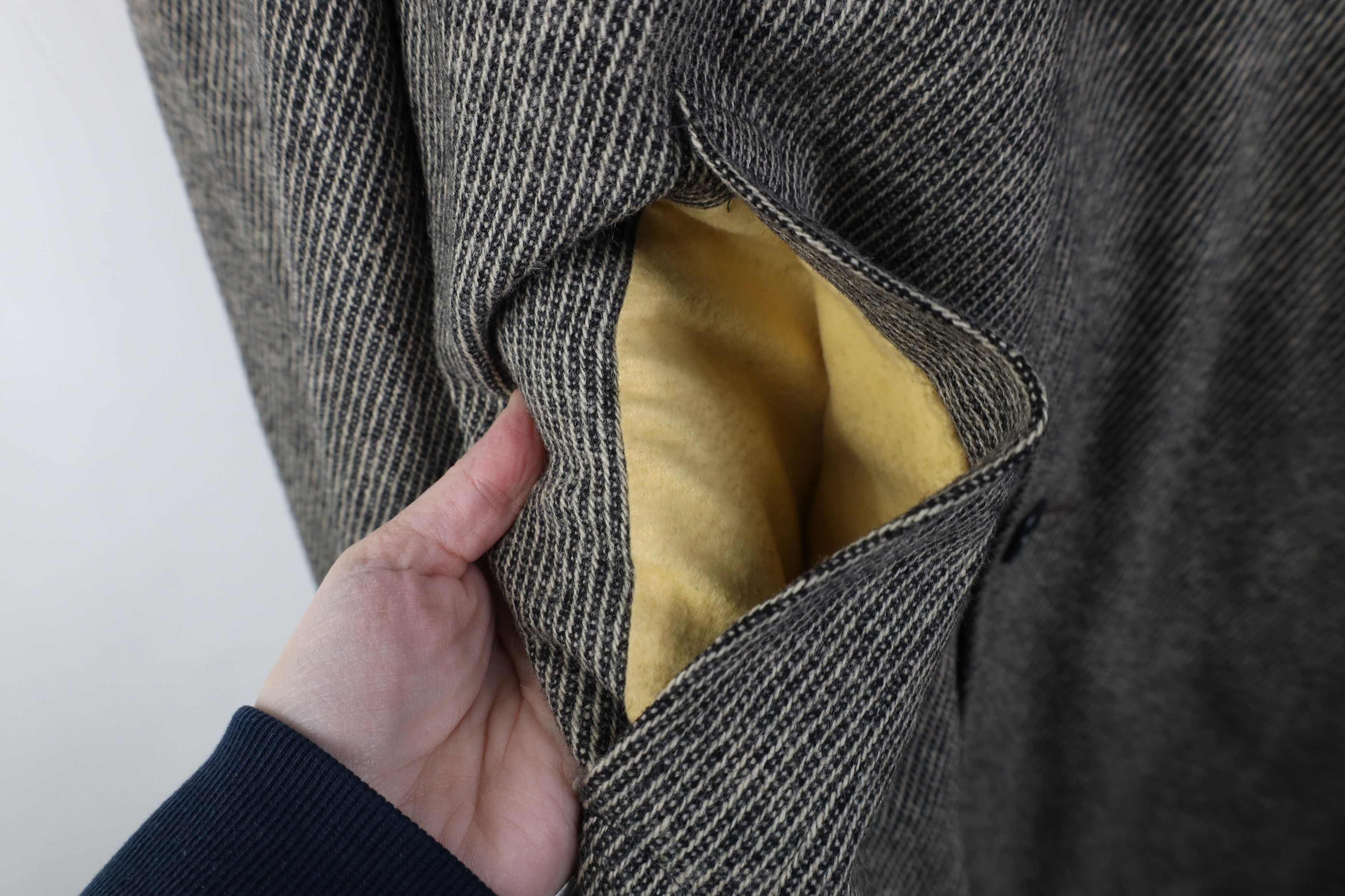 Vintage Vintage 50s Streetwear Lined Overcoat Jacket Gray USA Size US XXL / EU 58 / 5 - 6 Thumbnail