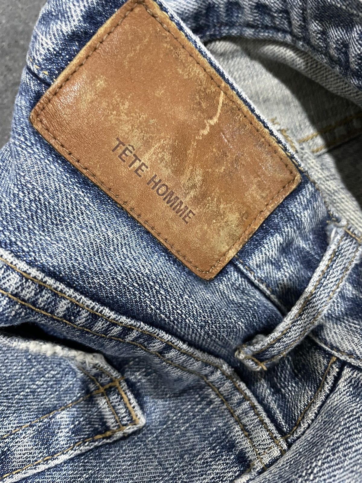 Issey Miyake Issey Miyake Tete Homme Flared Jeans Size US 34 / EU 50 - 18 Thumbnail
